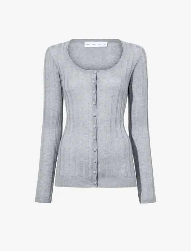 Hattie Cardigan in Lightweight Cashmere sold by Proenza Schouler