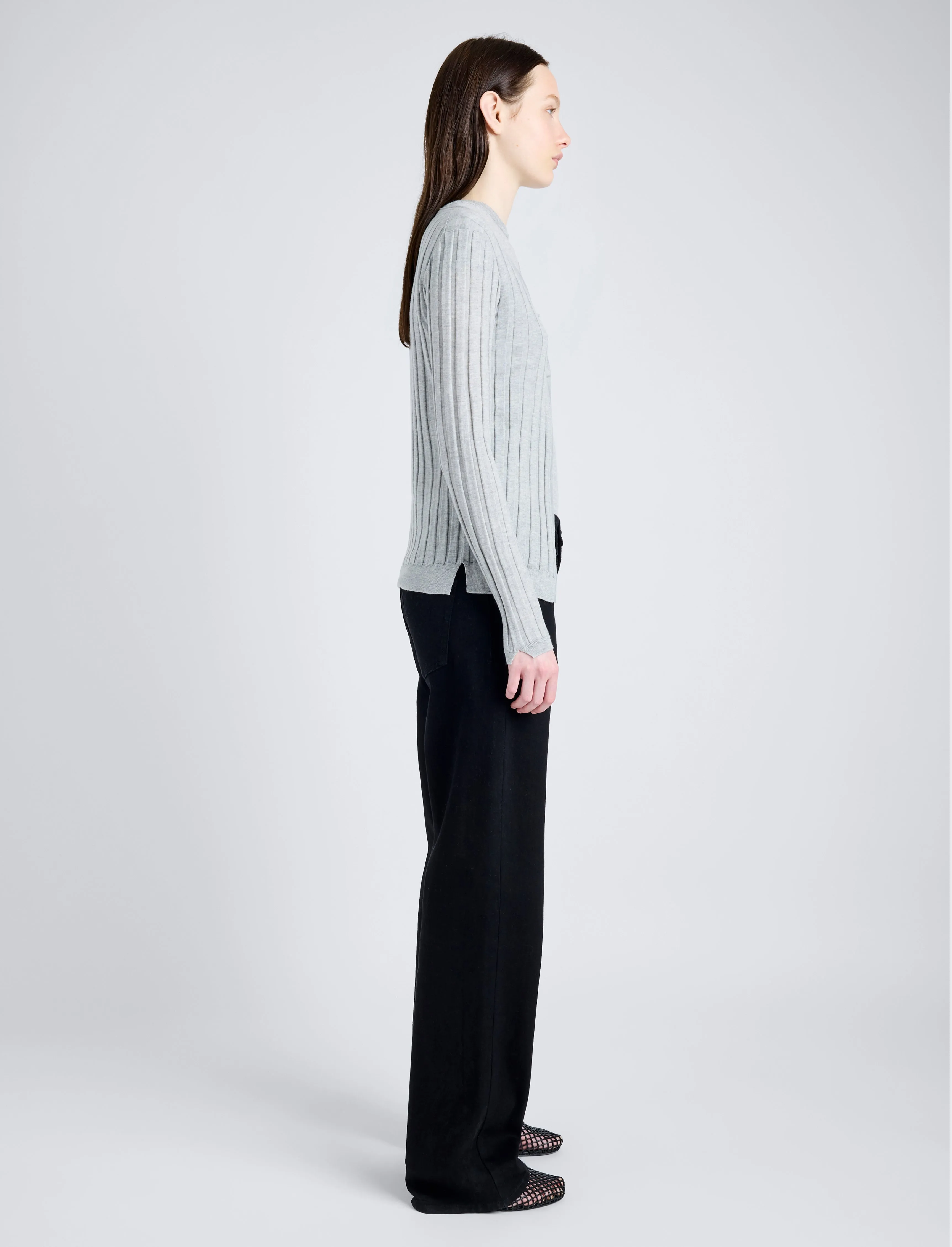 Hattie Cardigan in Lightweight Cashmere sold by Proenza Schouler product image thumbnail 4