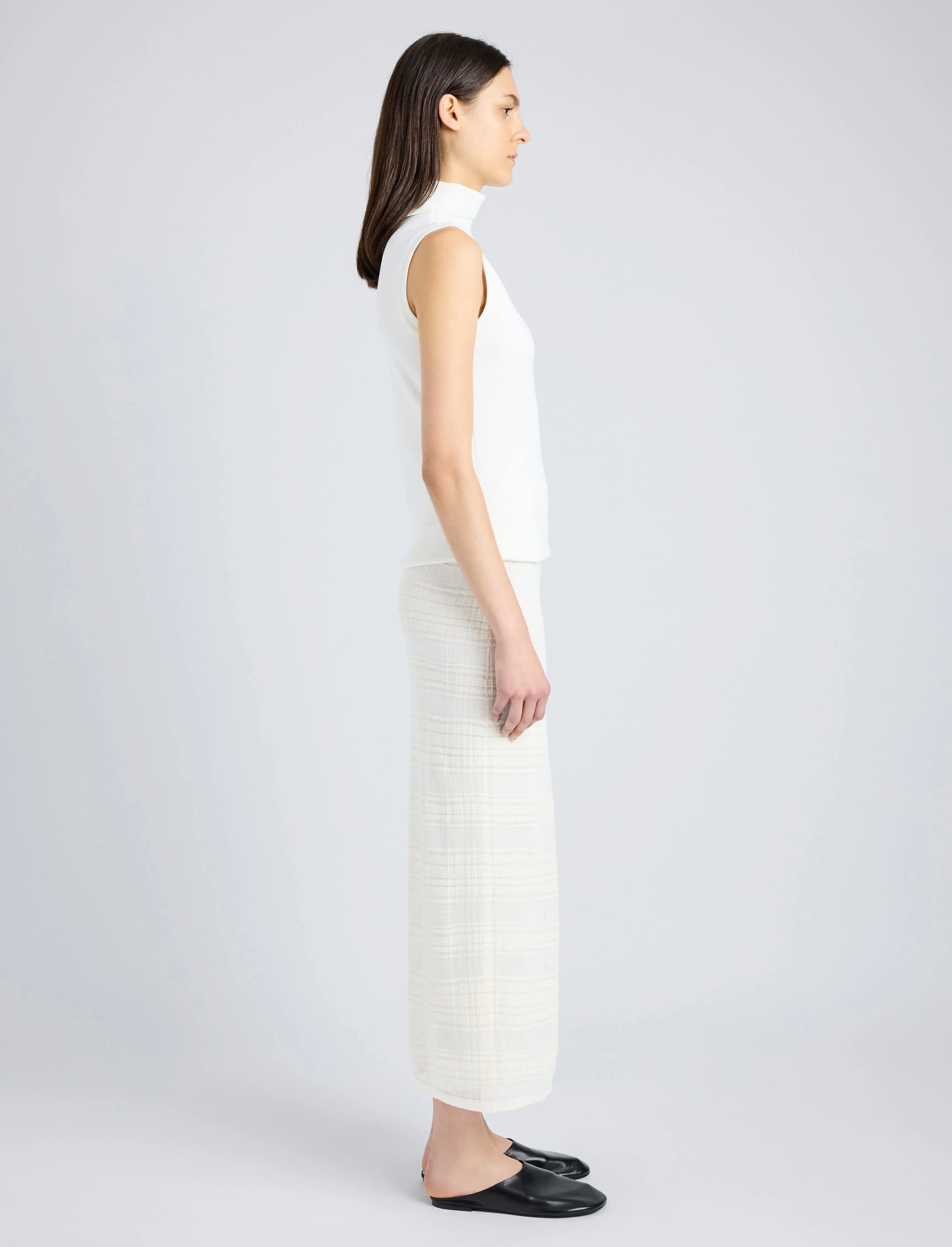 Elsa Skirt in Plaid Knits sold by Proenza Schouler product image thumbnail 3