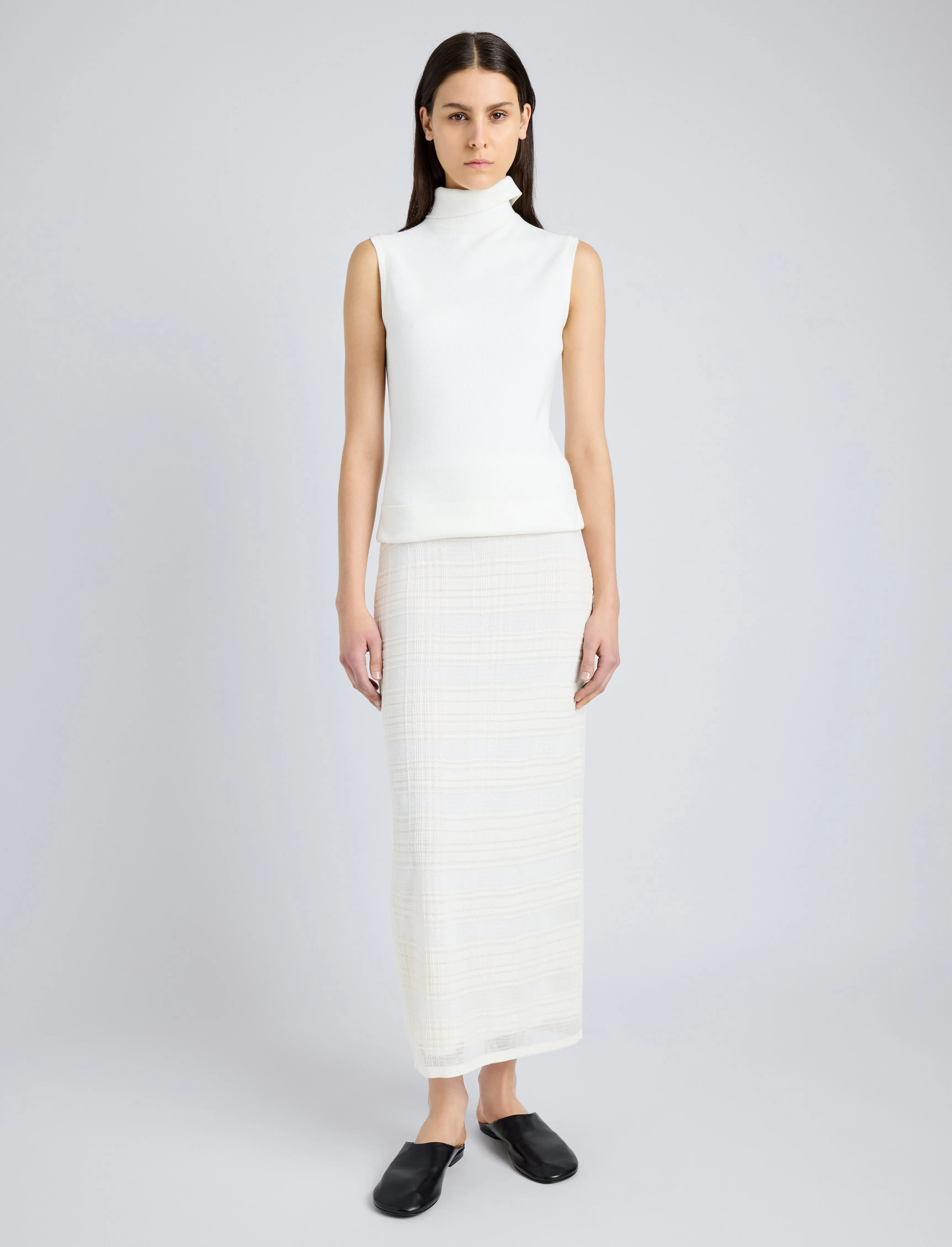 Elsa Skirt in Plaid Knits sold by Proenza Schouler product image thumbnail 2