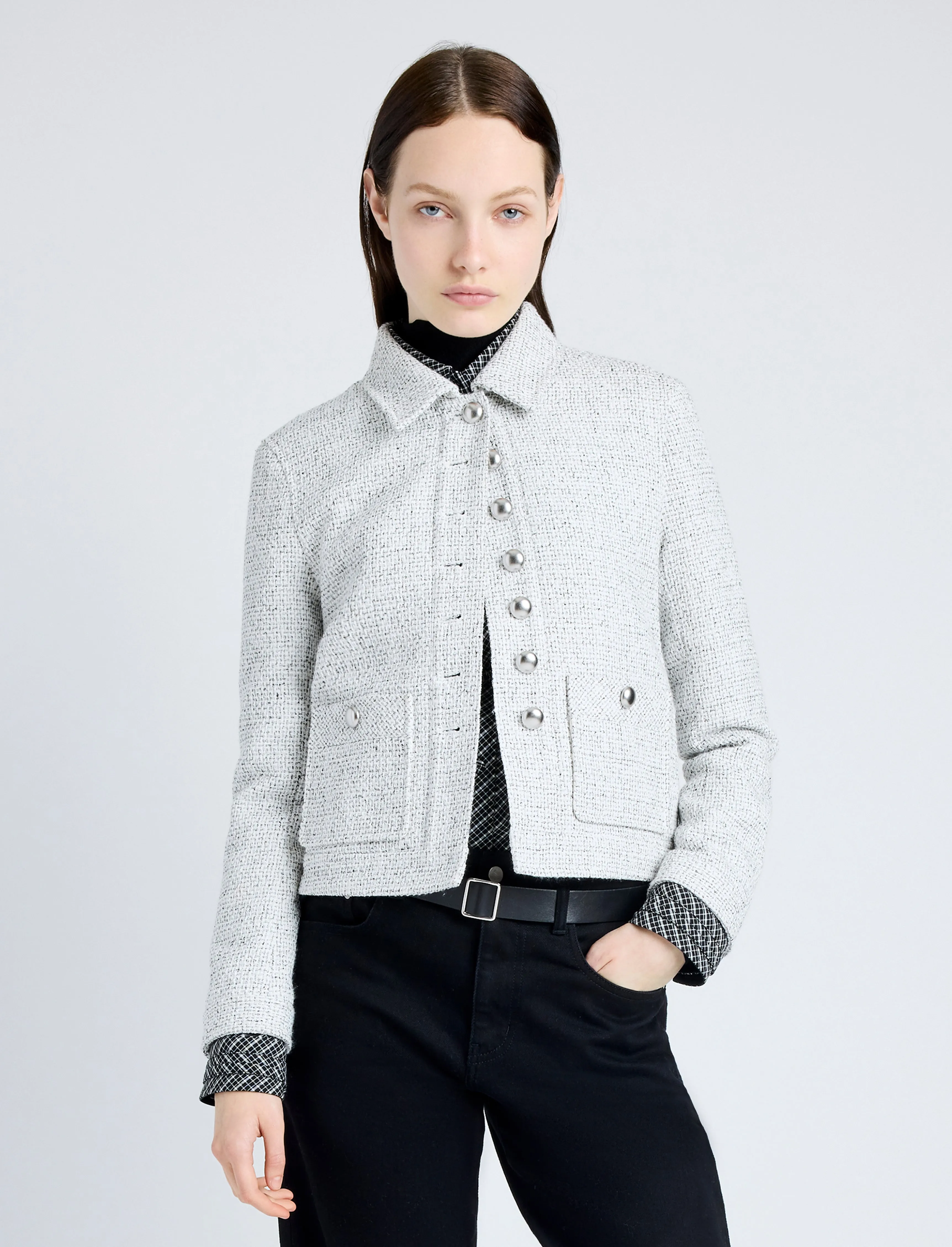 Marcella Jacket in Tweed sold by Proenza Schouler product image thumbnail 2