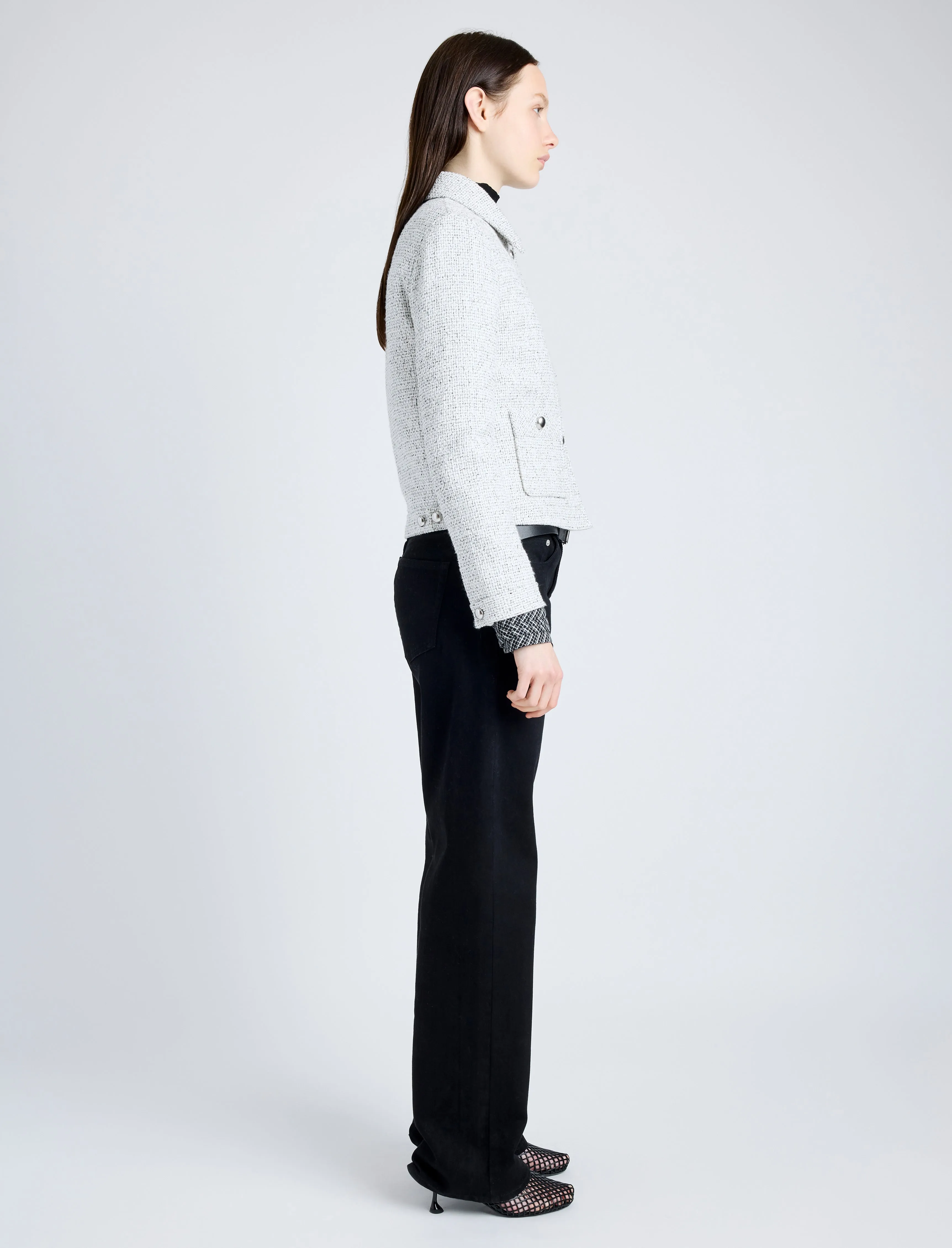 Marcella Jacket in Tweed sold by Proenza Schouler product image thumbnail 4