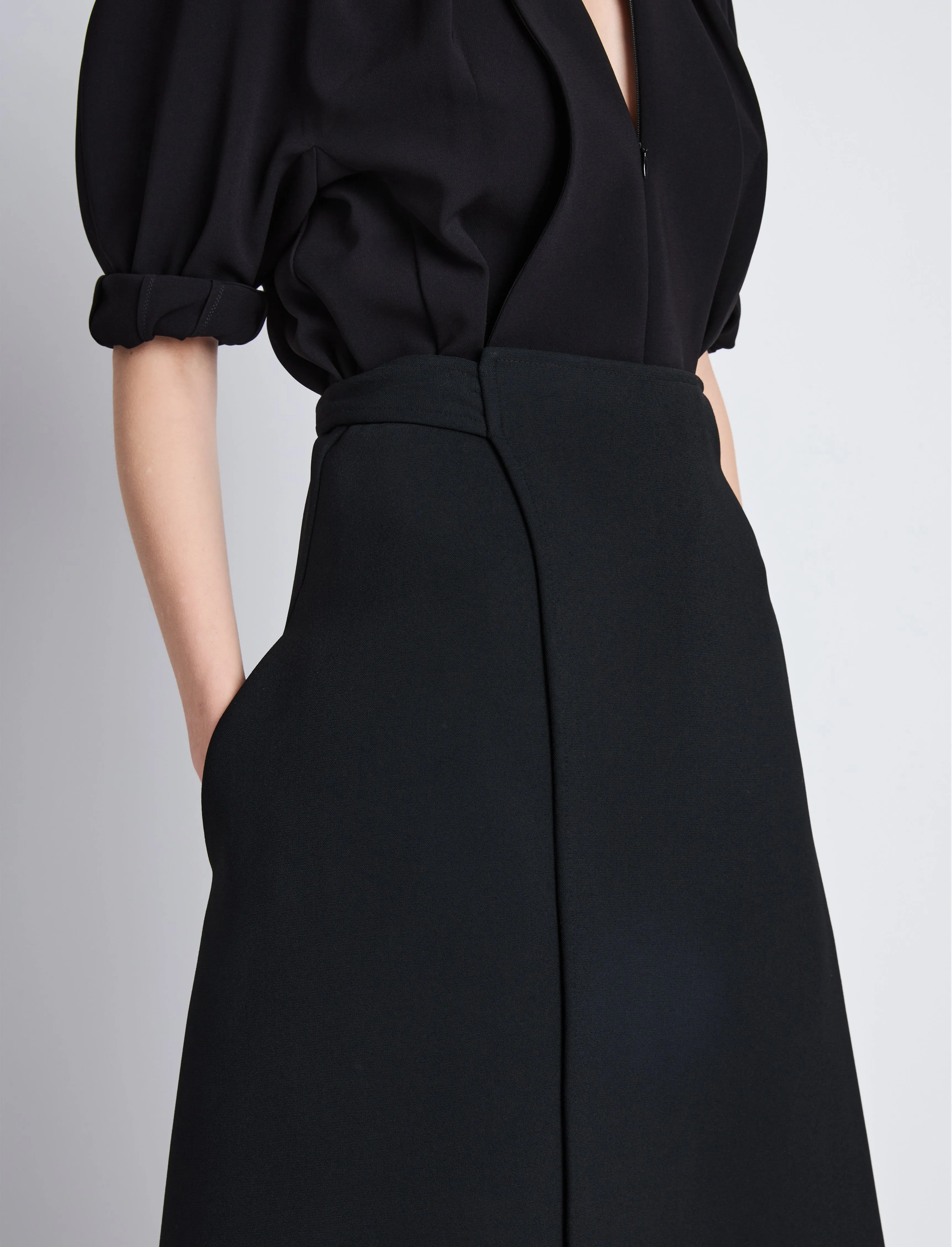 Helen Skirt in Bi-Stretch Crepe sold by Proenza Schouler product image thumbnail 5