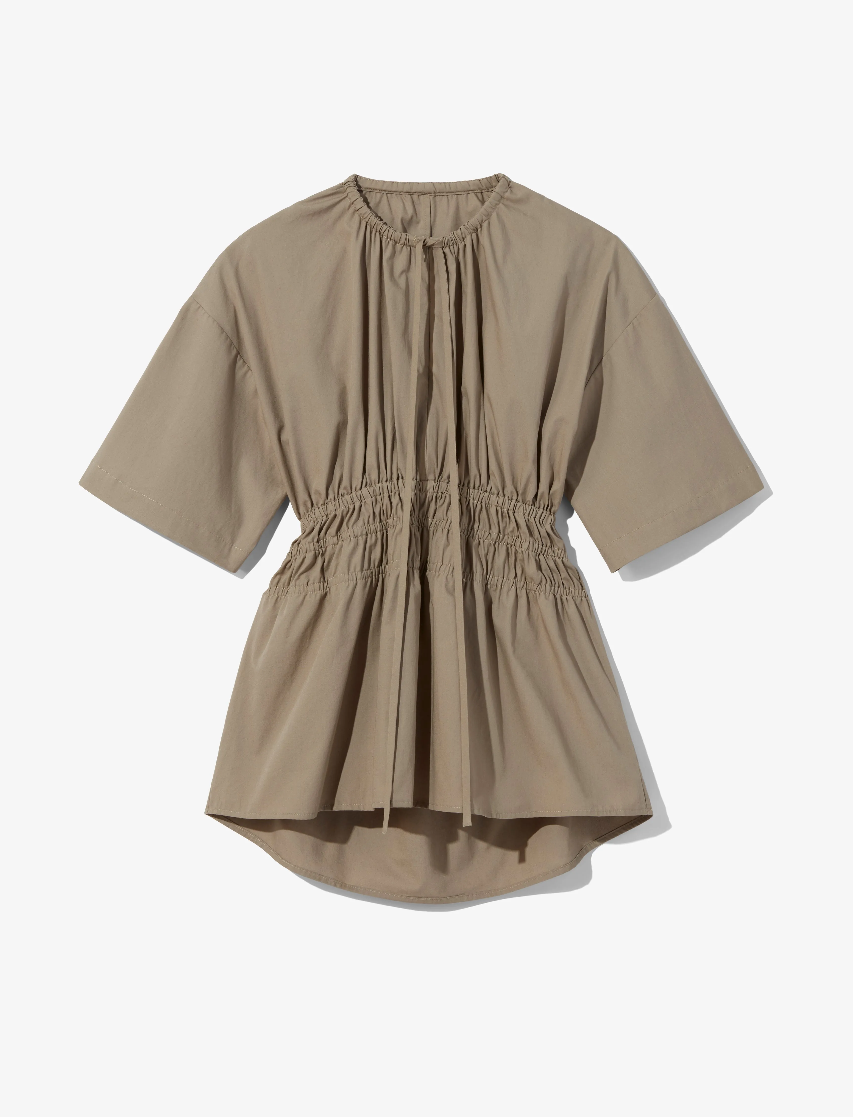Poplin Drawstring Blouse sold by Proenza Schouler