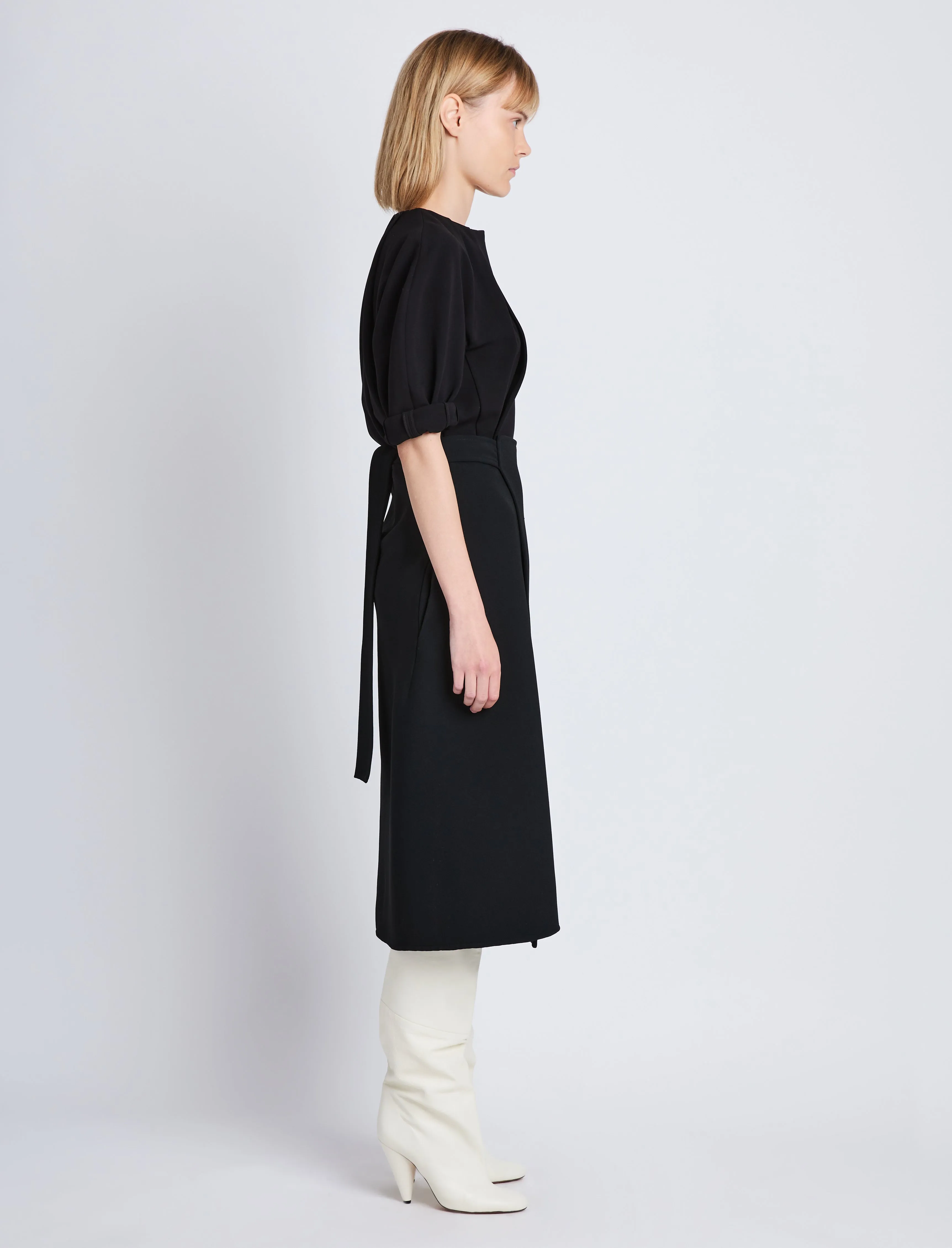 Helen Skirt in Bi-Stretch Crepe sold by Proenza Schouler product image thumbnail 3