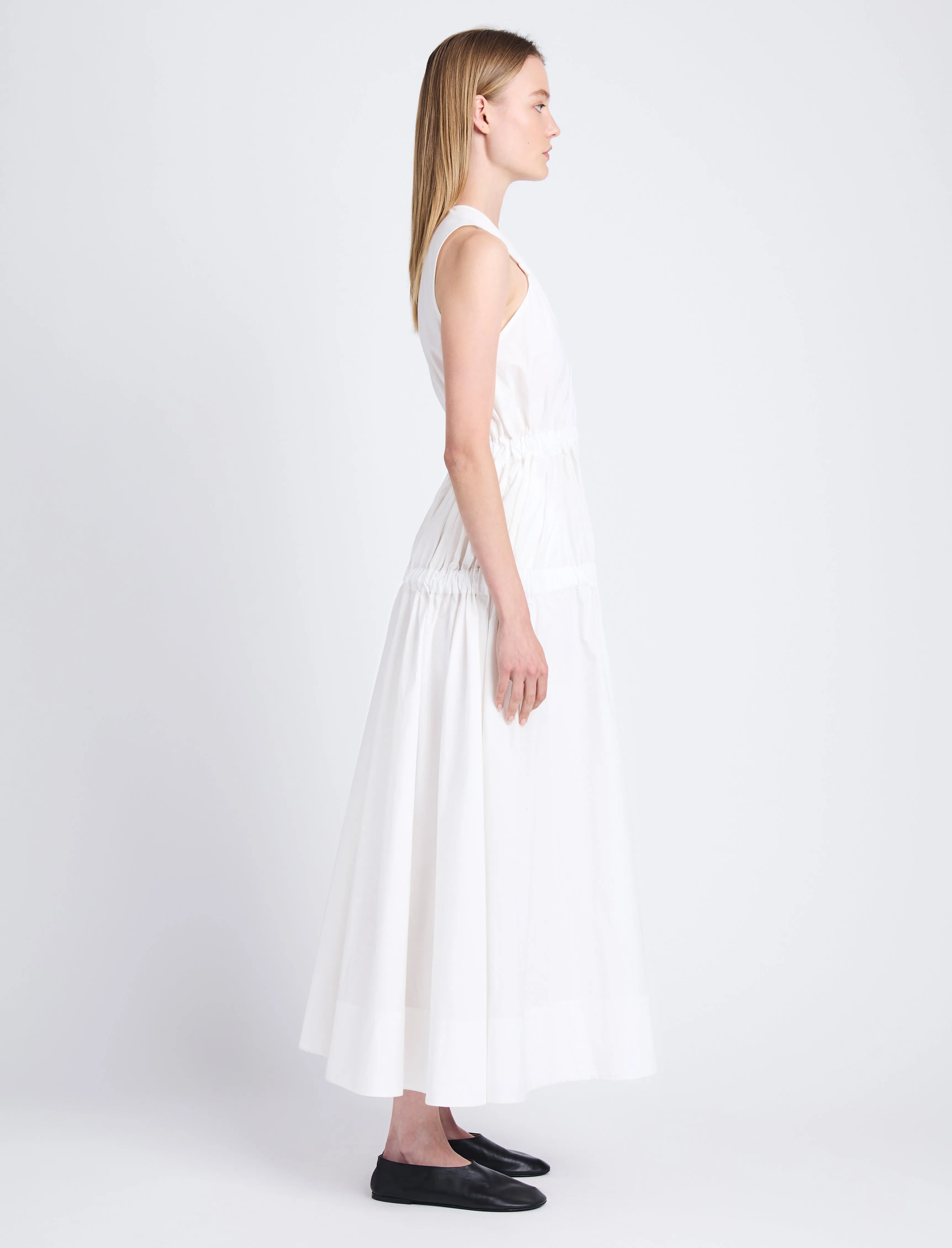 Libby Dress in Poplin sold by Proenza Schouler product image thumbnail 3