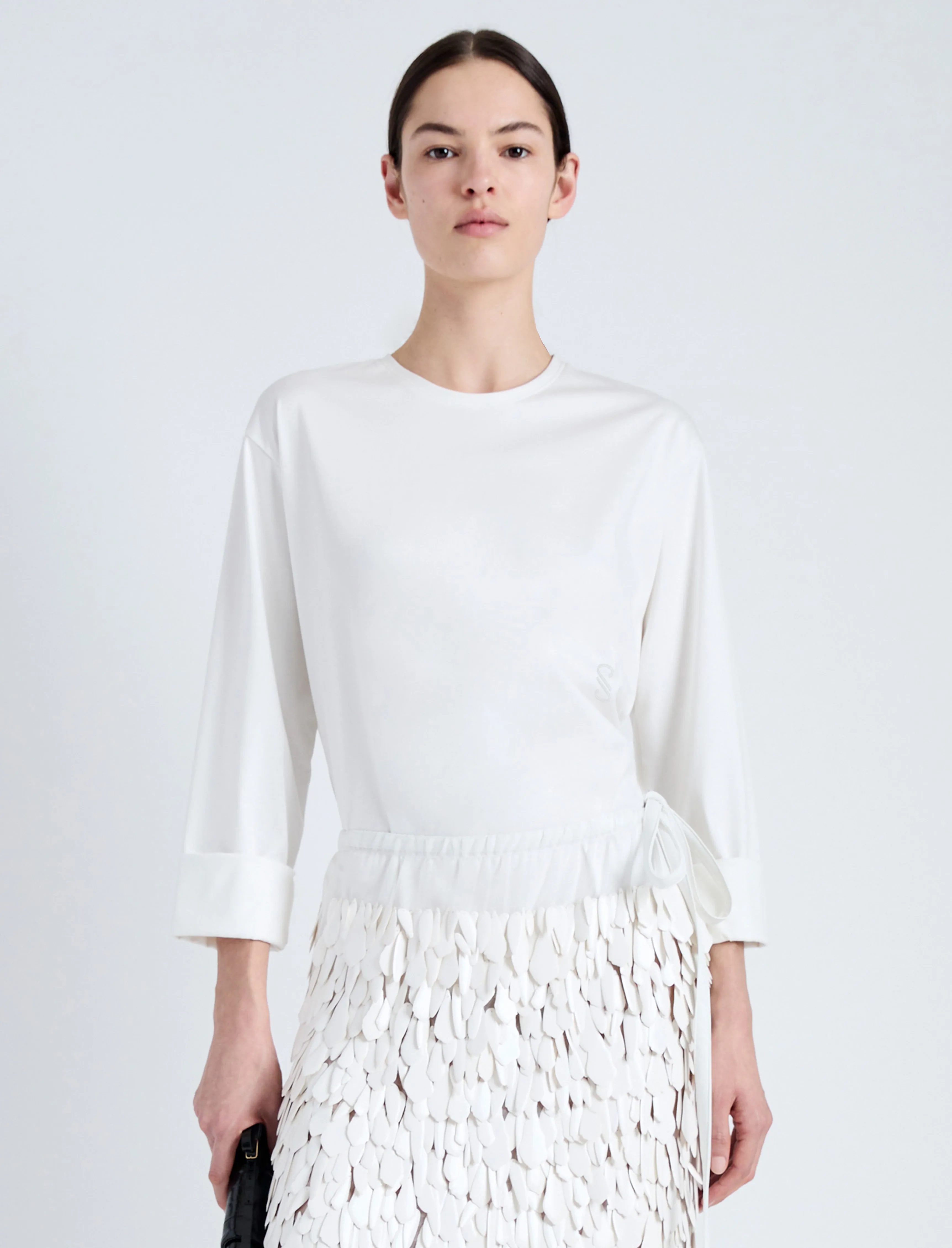 Olson T-Shirt in Eco Cotton Jersey sold by Proenza Schouler product image thumbnail 2