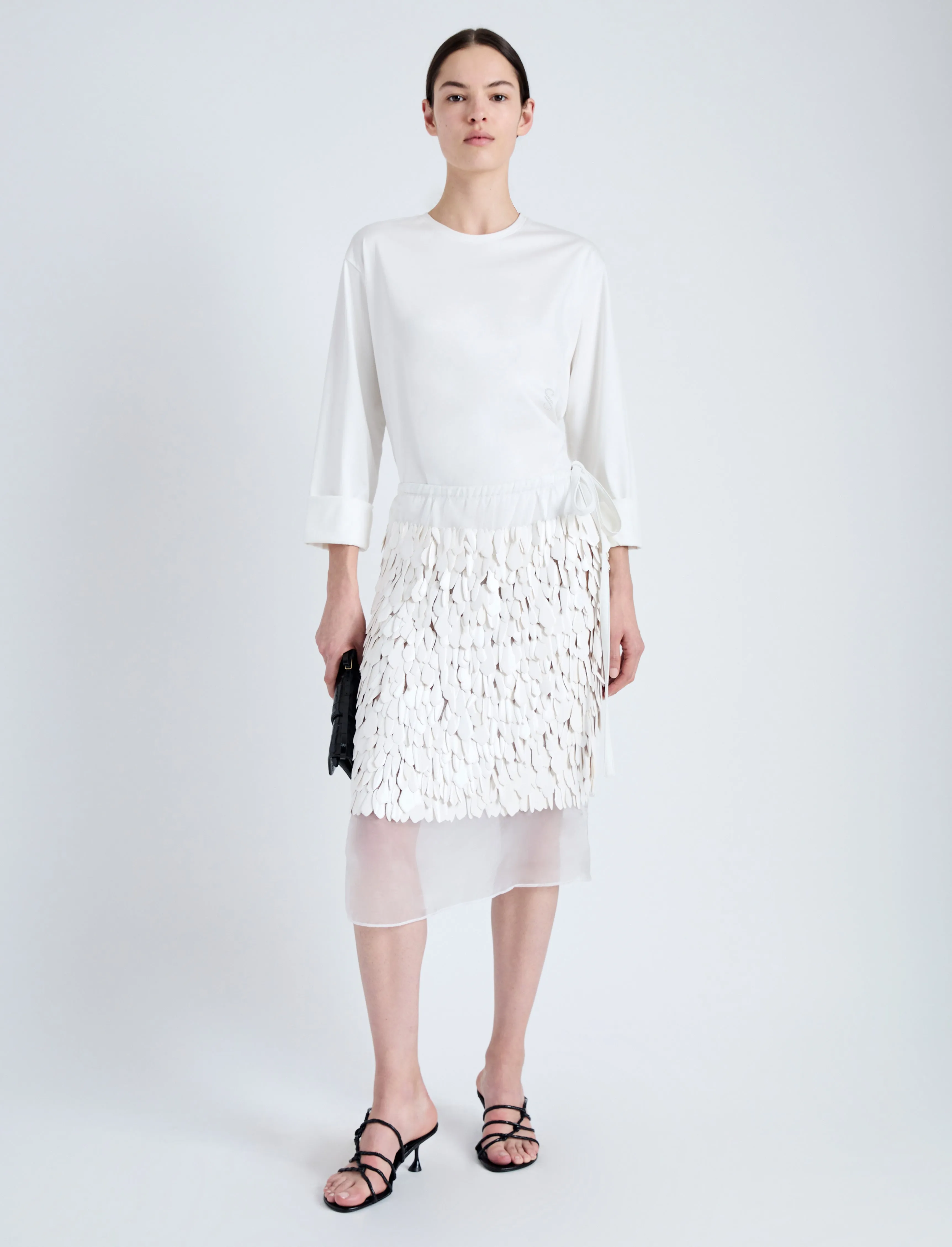 Olson T-Shirt in Eco Cotton Jersey sold by Proenza Schouler product image thumbnail 3