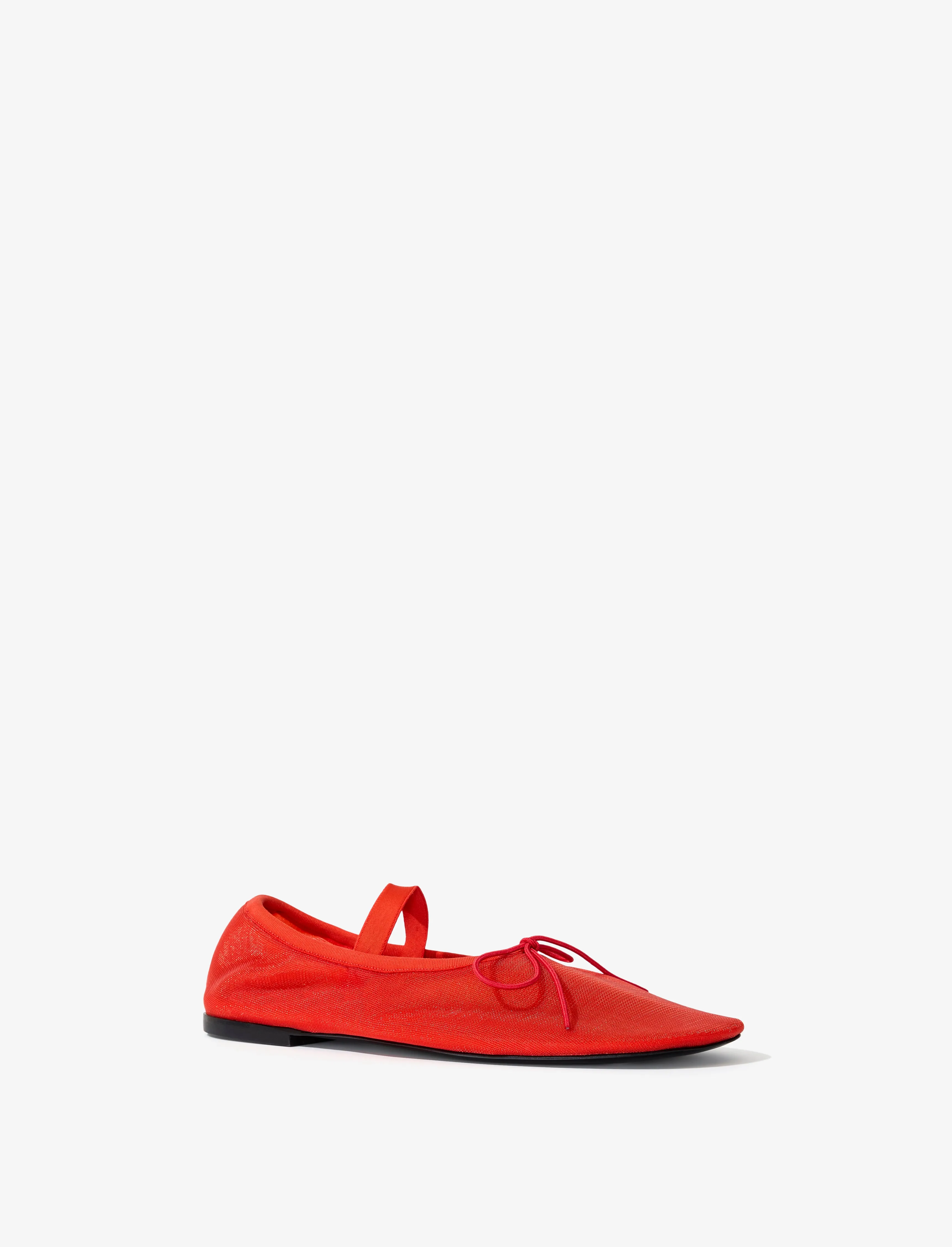 Glove Mary Jane Ballet Flats in Mesh sold by Proenza Schouler product image thumbnail 3