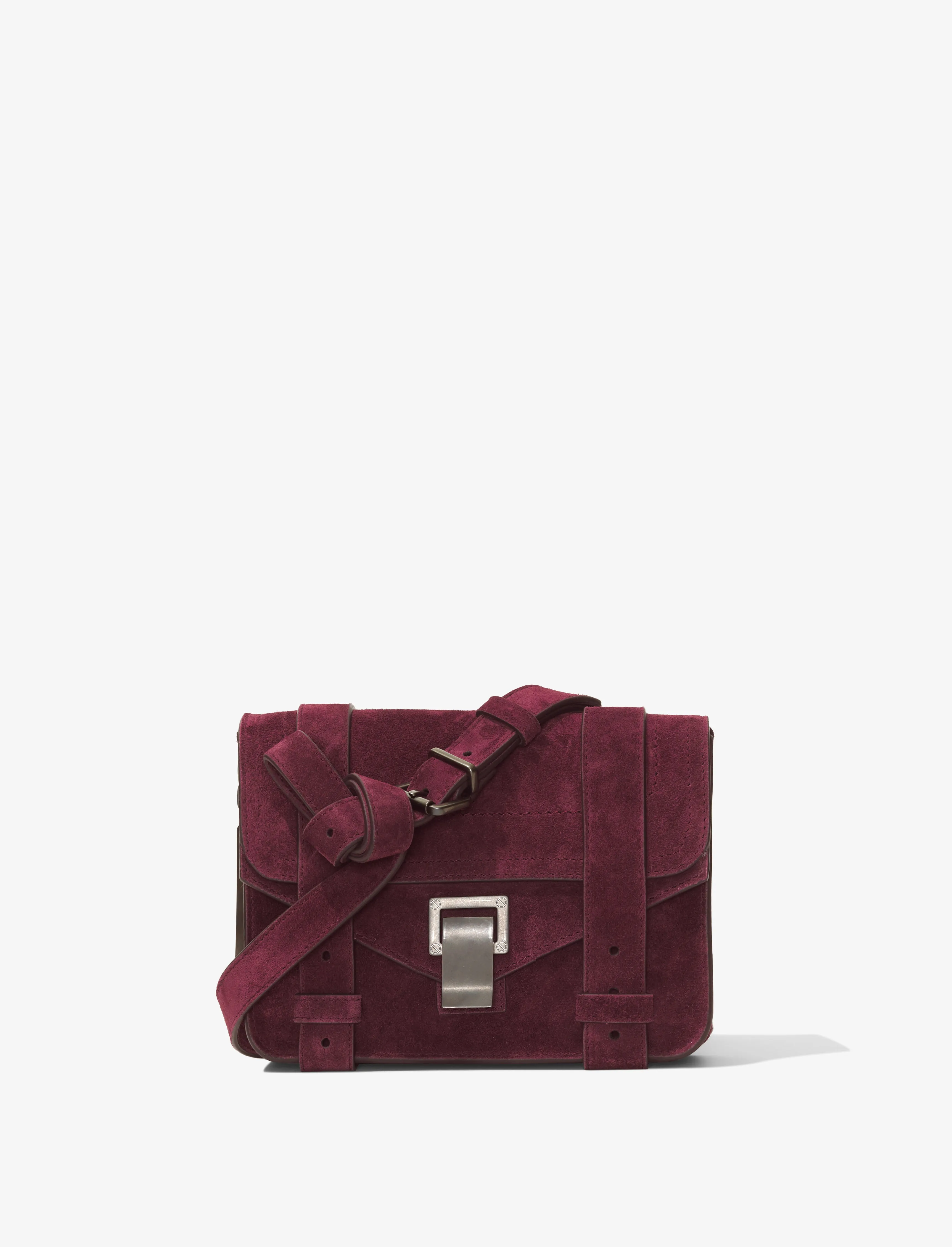 PS1 Mini Crossbody Bag in Suede sold by Proenza Schouler