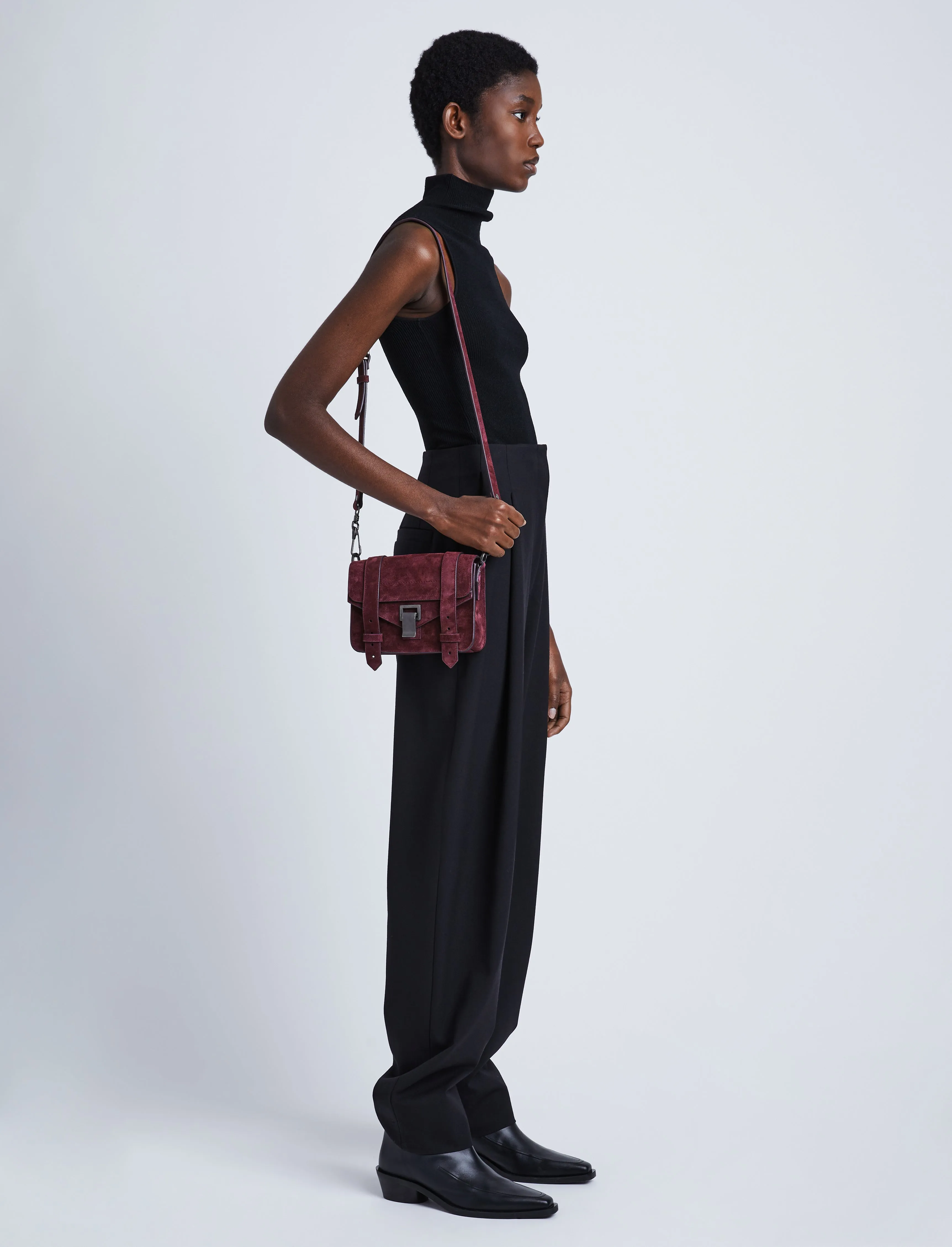 PS1 Mini Crossbody Bag in Suede sold by Proenza Schouler product image thumbnail 3