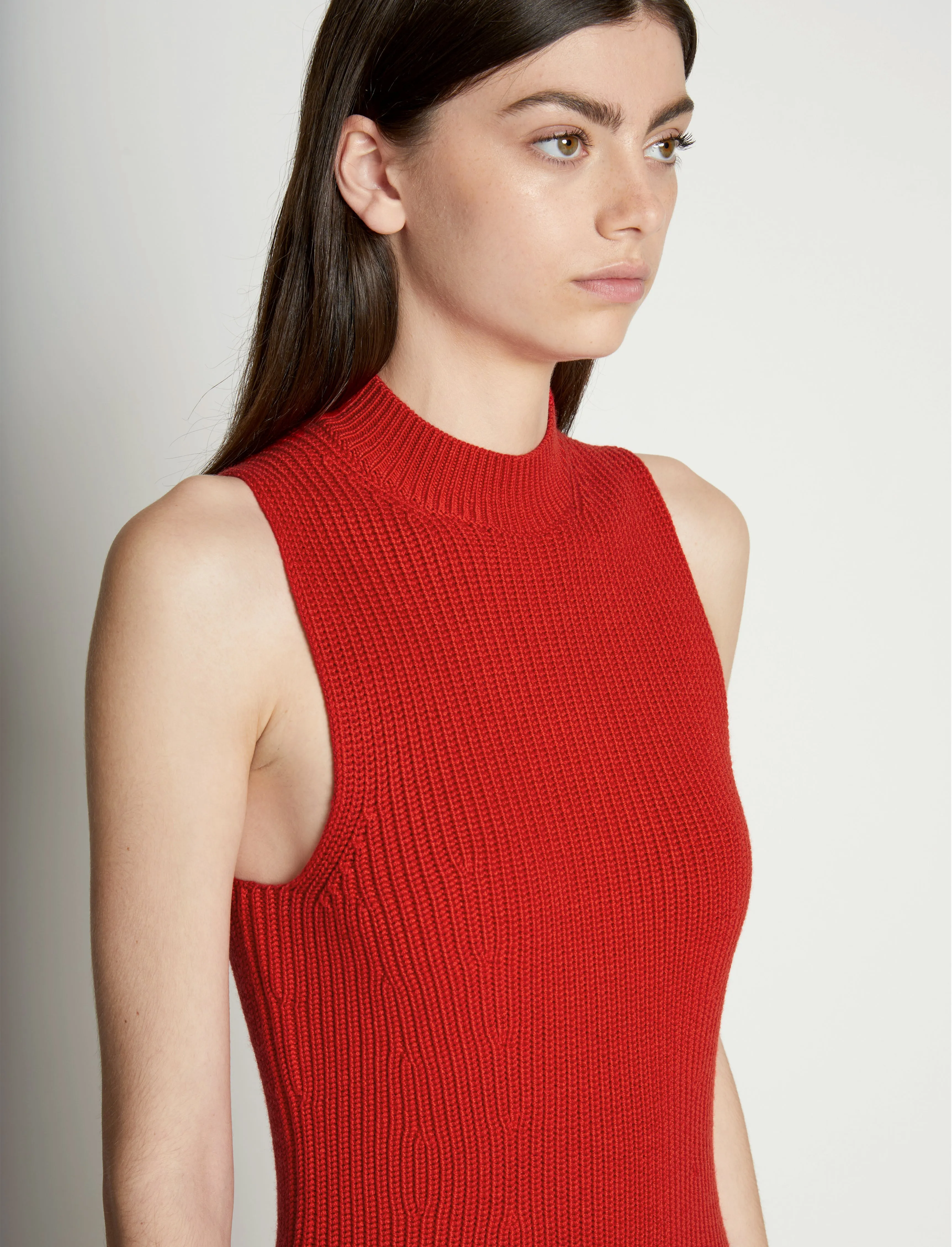Sleeveless Cashfeel Mini Dress sold by Proenza Schouler product image thumbnail 5