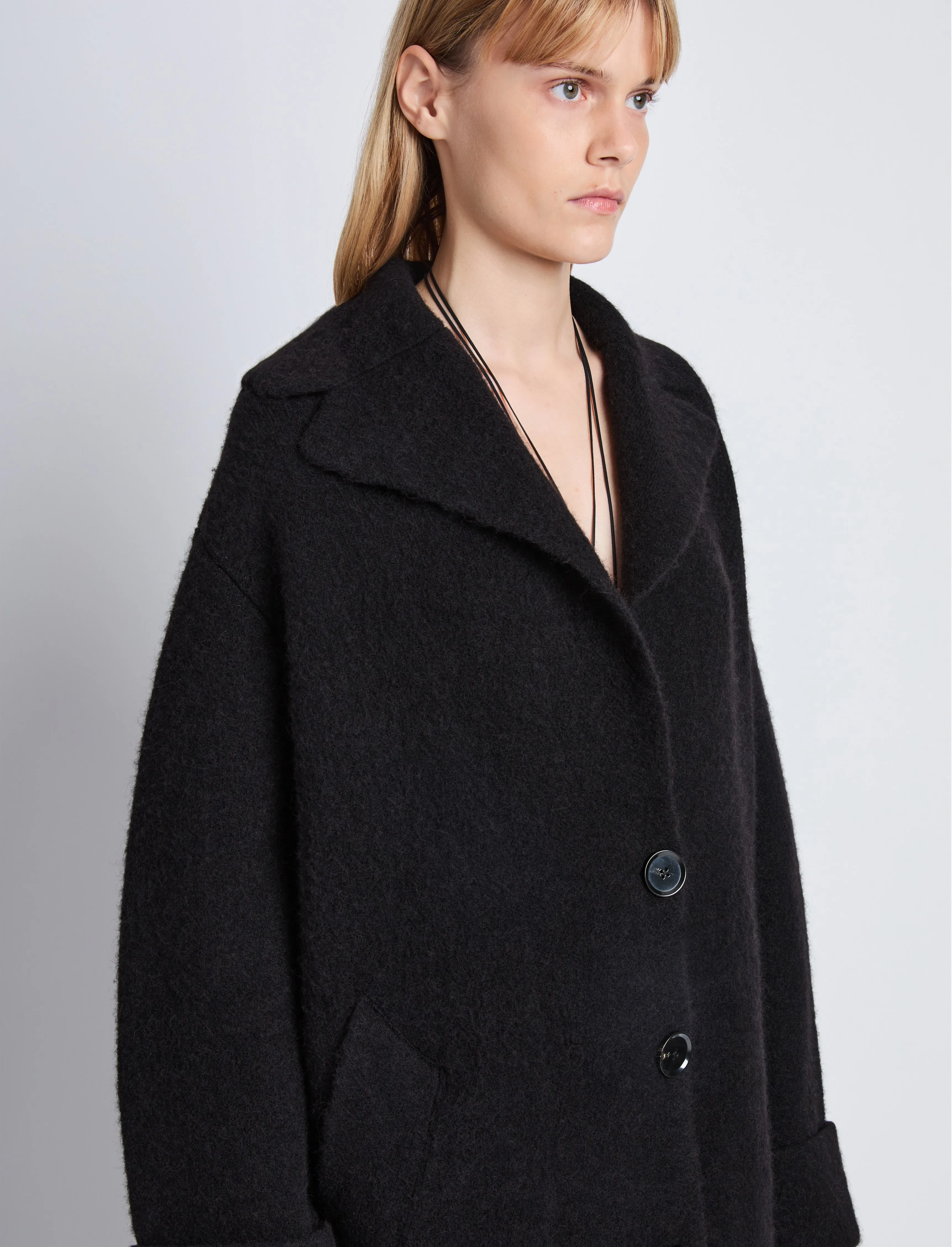 Ruth Coat in Knit Outerwear sold by Proenza Schouler product image thumbnail 5