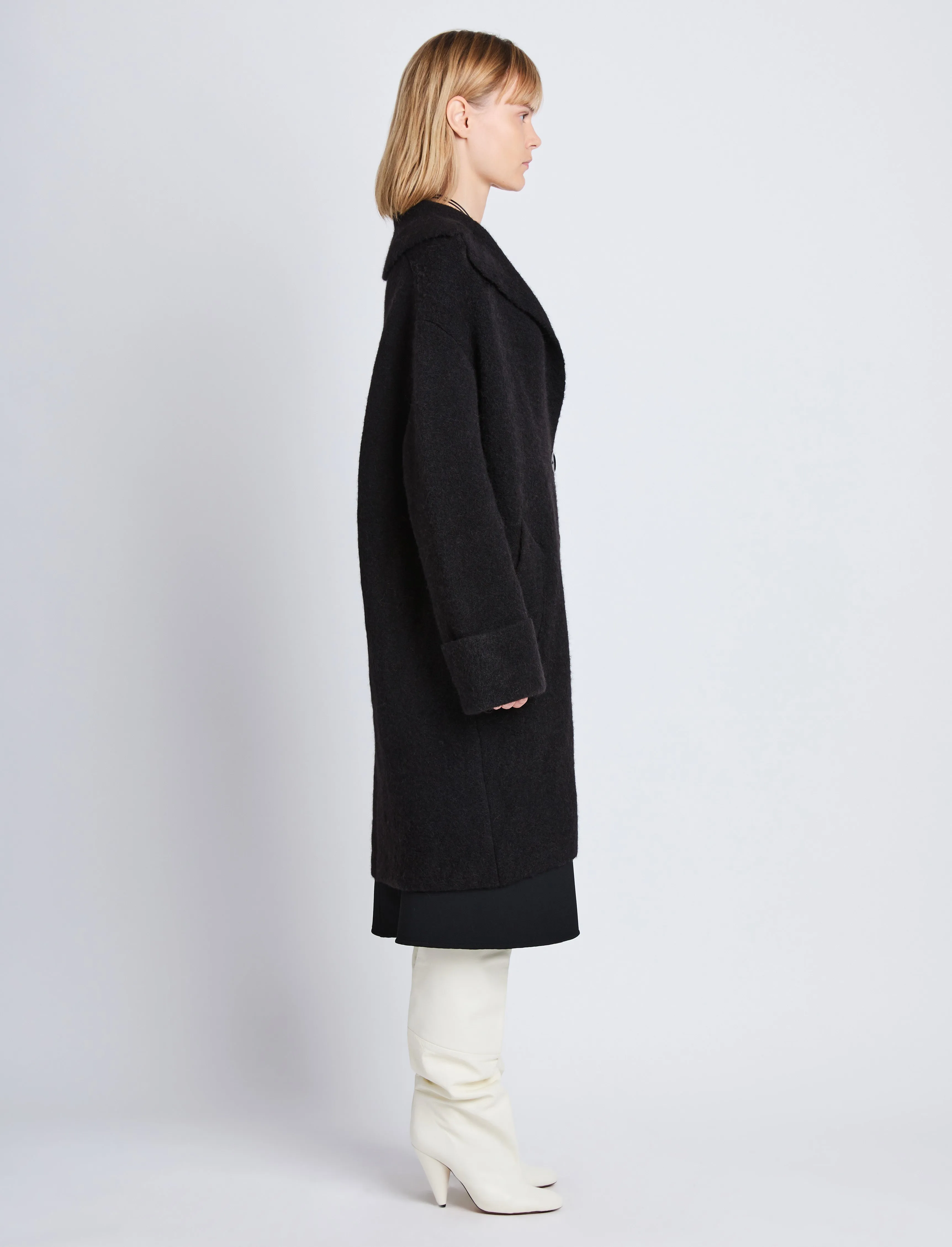 Ruth Coat in Knit Outerwear sold by Proenza Schouler product image thumbnail 3