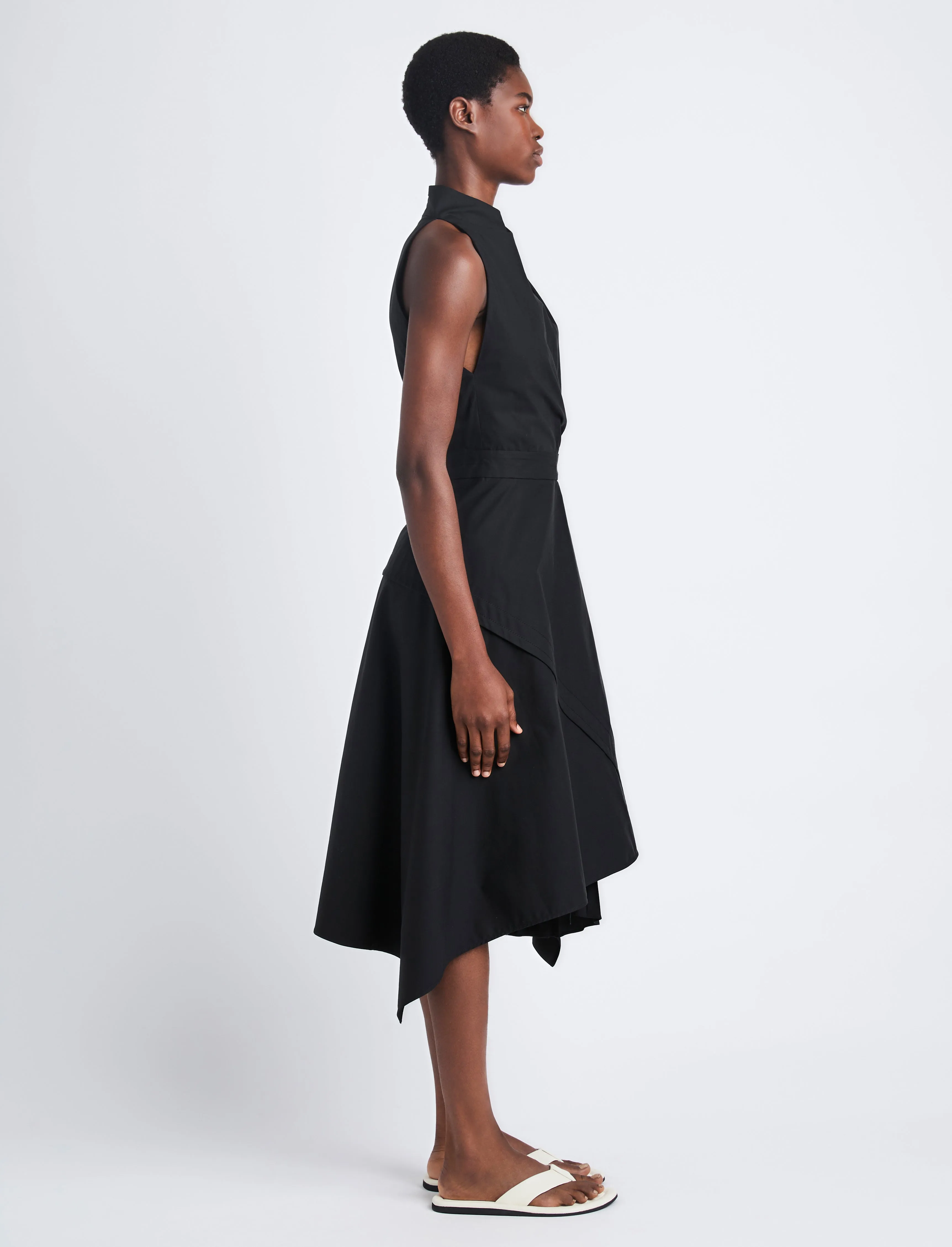 Yoko Dress in Compact Poplin sold by Proenza Schouler product image thumbnail 3