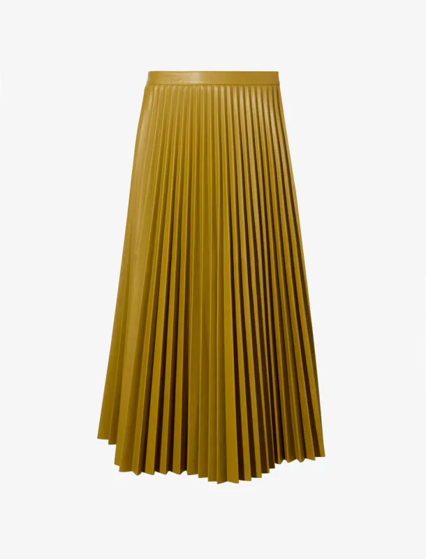 Daphne Skirt in Faux Leather sold by Proenza Schouler