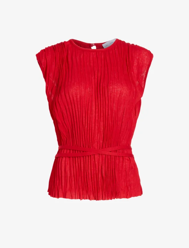 Lyra Top in Pleated Jersey sold by Proenza Schouler