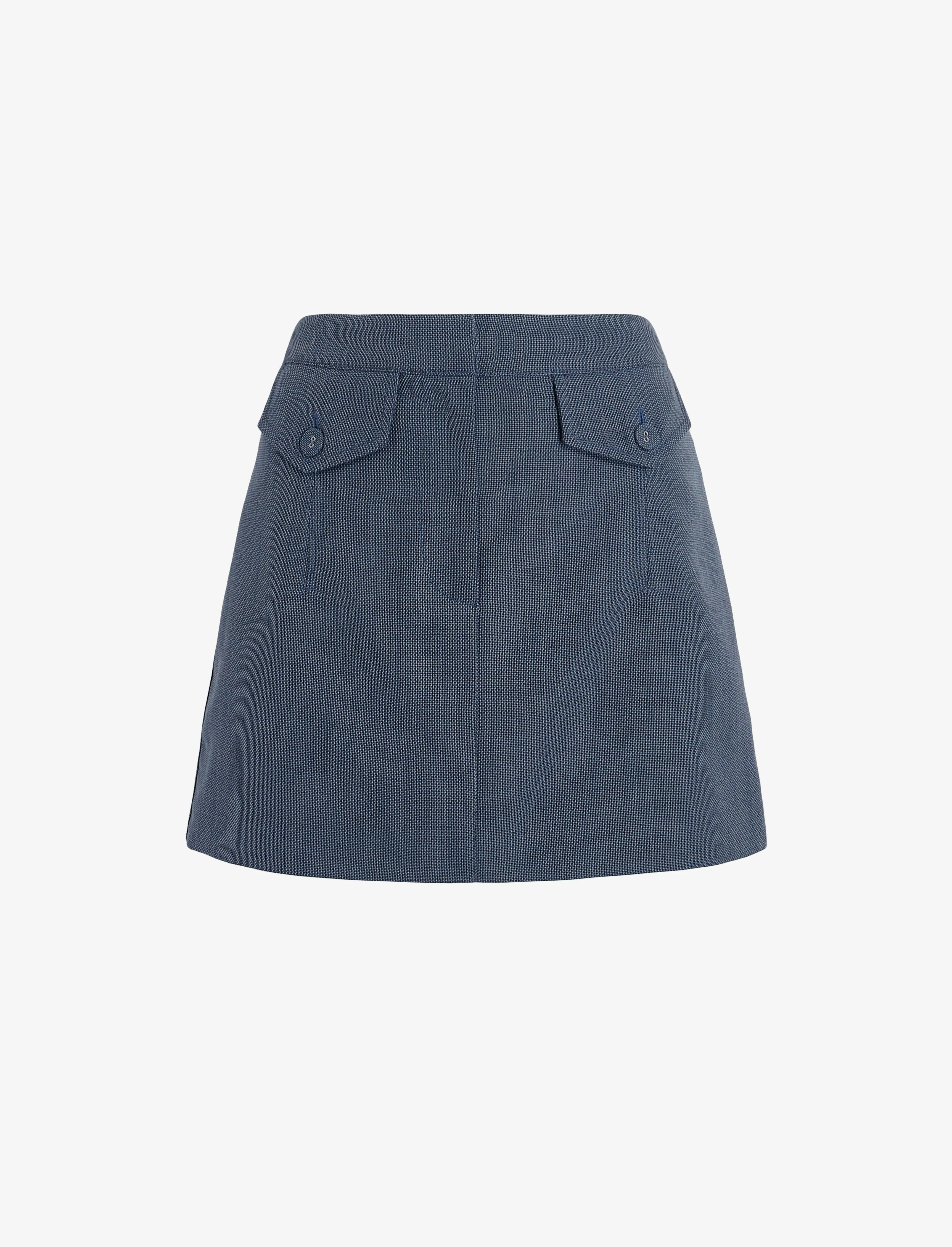 Jamison Skirt in Wool Melange sold by Proenza Schouler