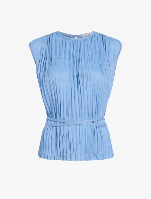 Lyra Top in Pleated Jersey sold by Proenza Schouler