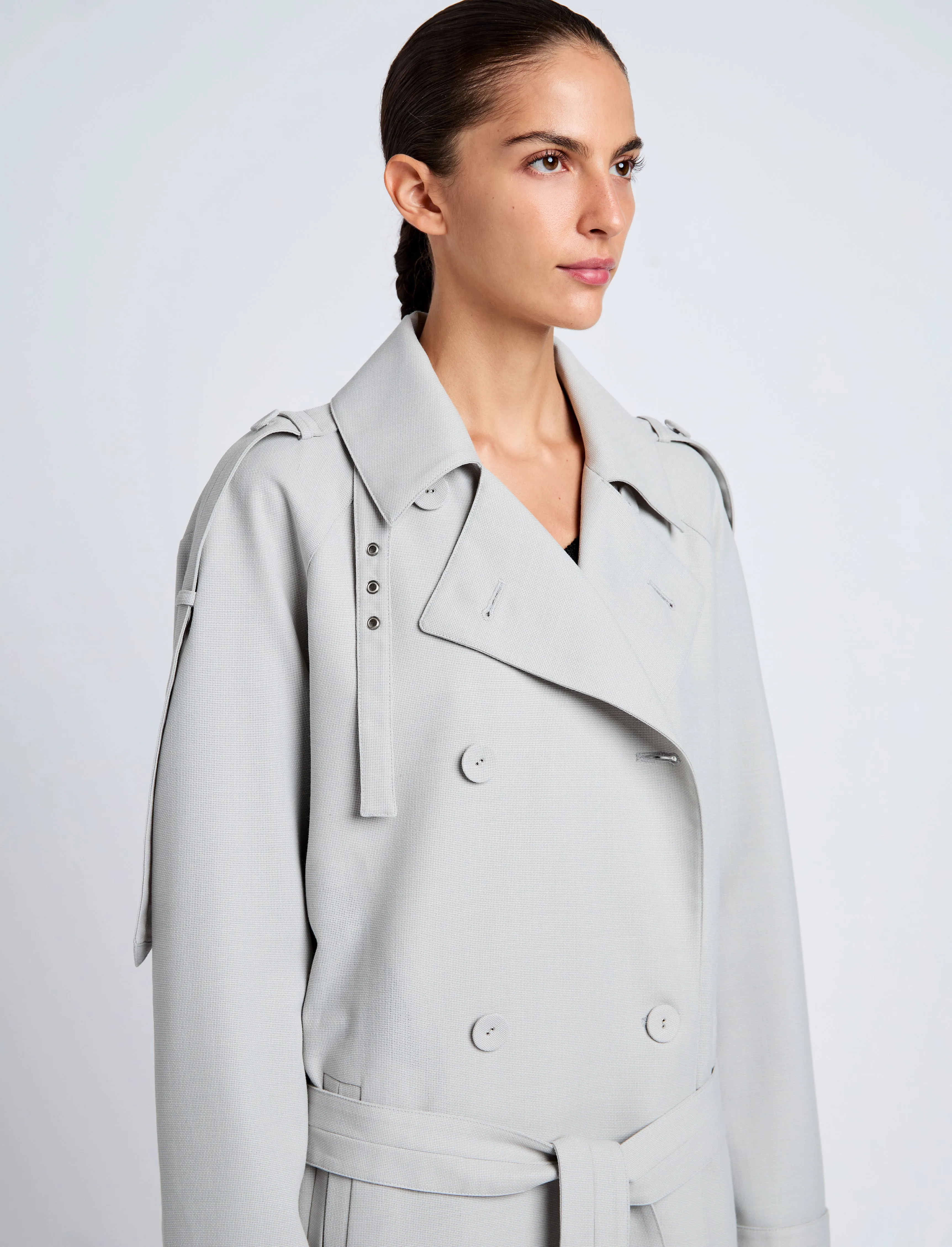 Sakia Coat in Wool Melange sold by Proenza Schouler product image thumbnail 5