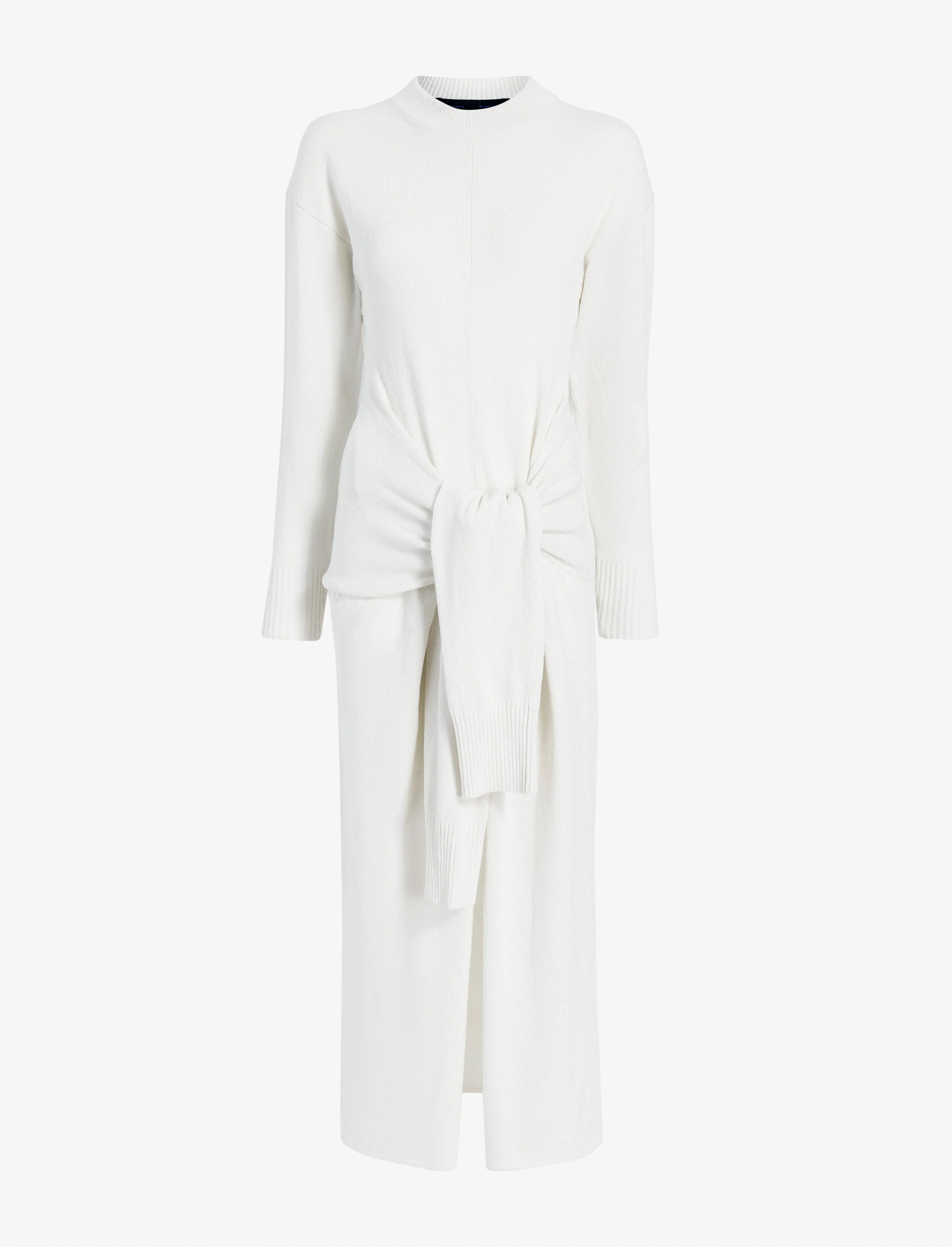 Luca Dress in Silk Cotton Crepe Knit sold by Proenza Schouler