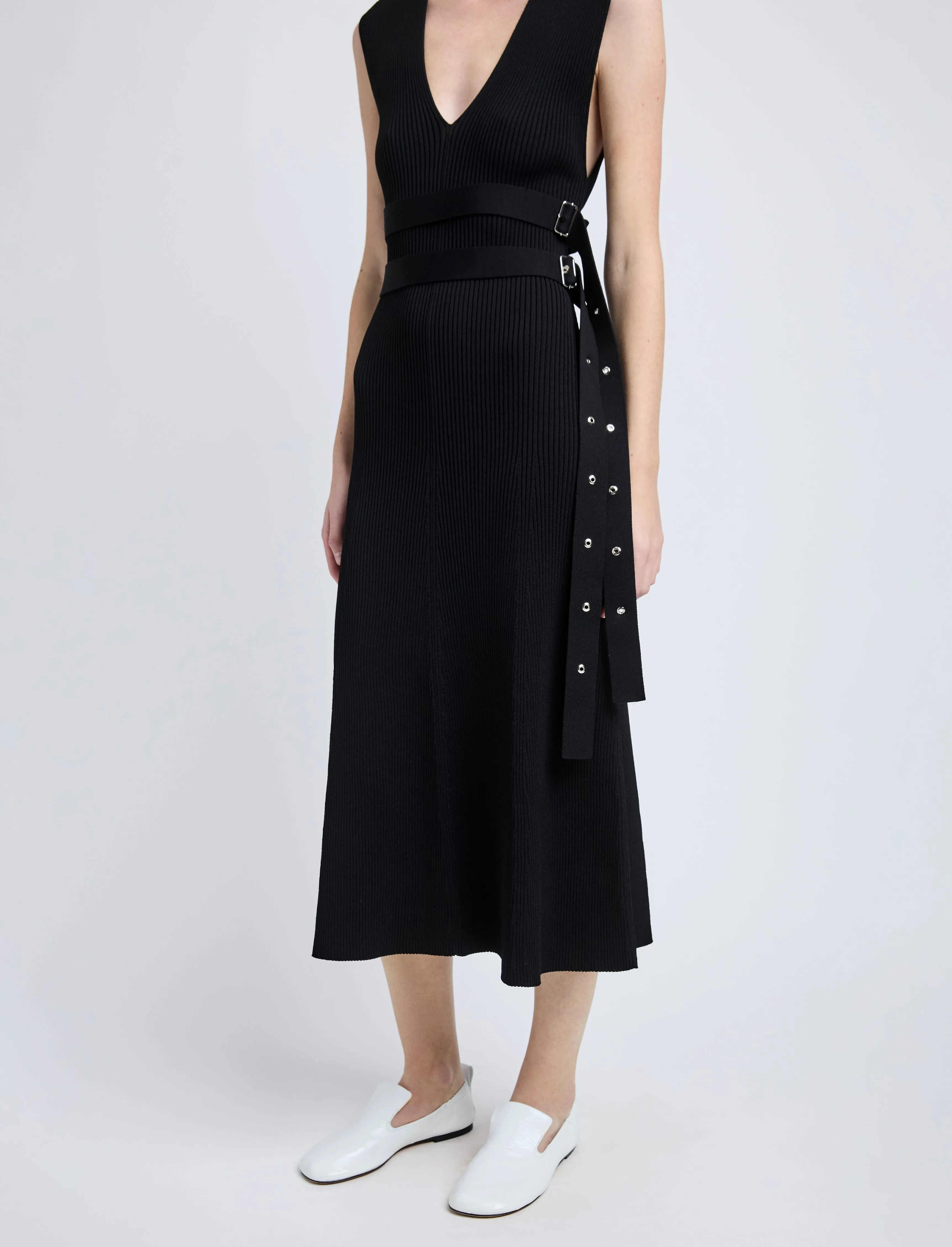 Madeline Dress in Rib Knit sold by Proenza Schouler product image thumbnail 5