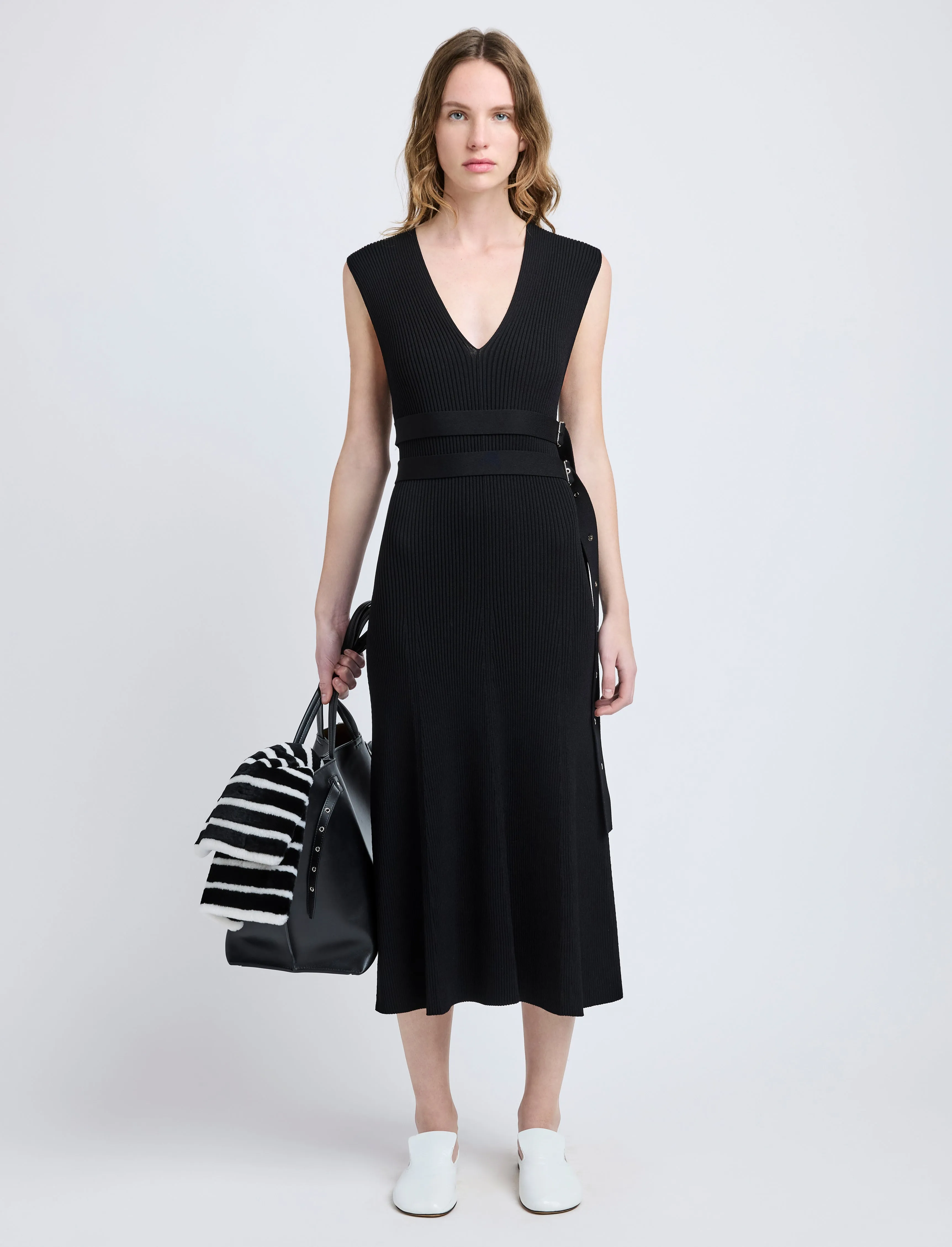 Madeline Dress in Rib Knit sold by Proenza Schouler product image thumbnail 2