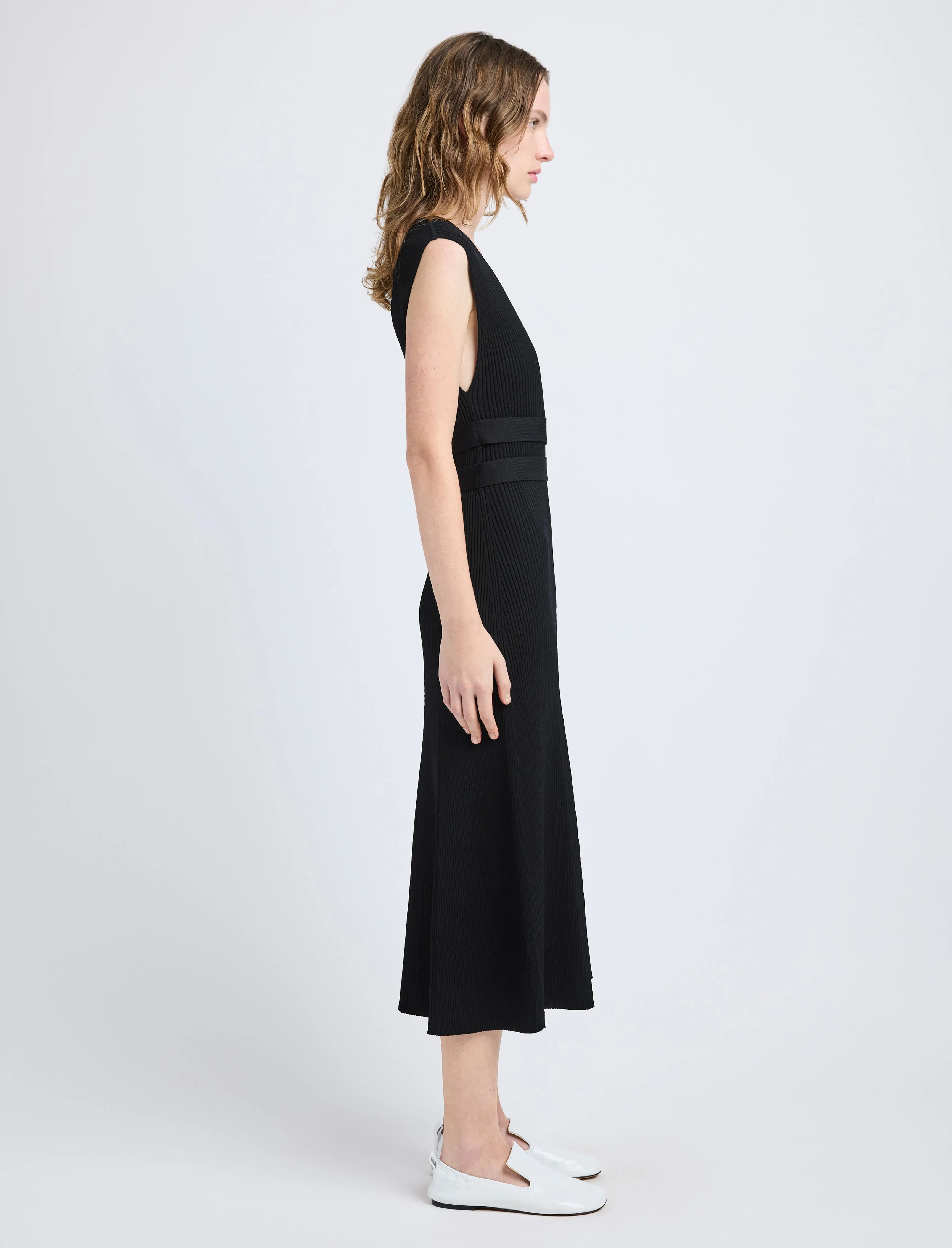 Madeline Dress in Rib Knit sold by Proenza Schouler product image thumbnail 3