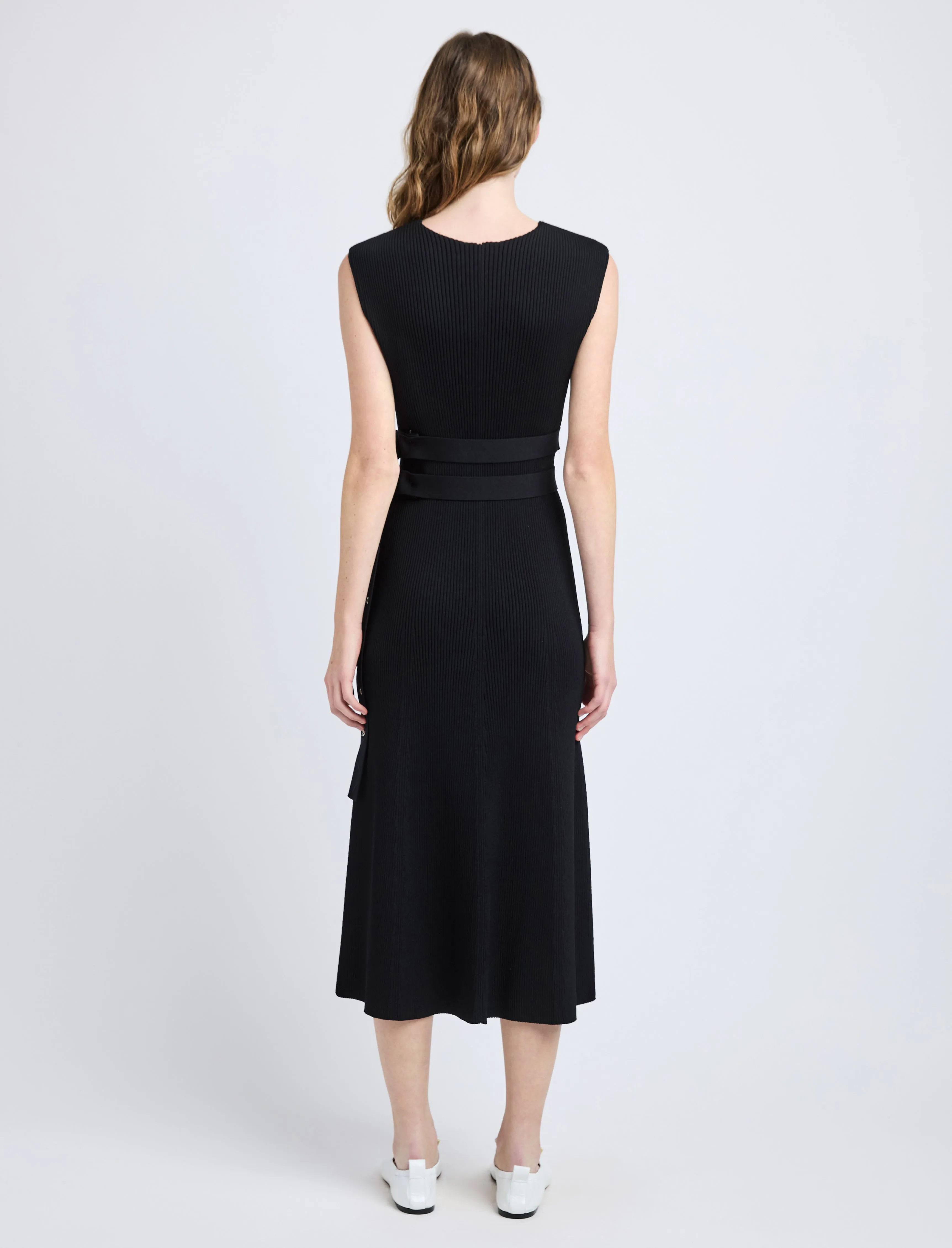Madeline Dress in Rib Knit sold by Proenza Schouler product image thumbnail 4
