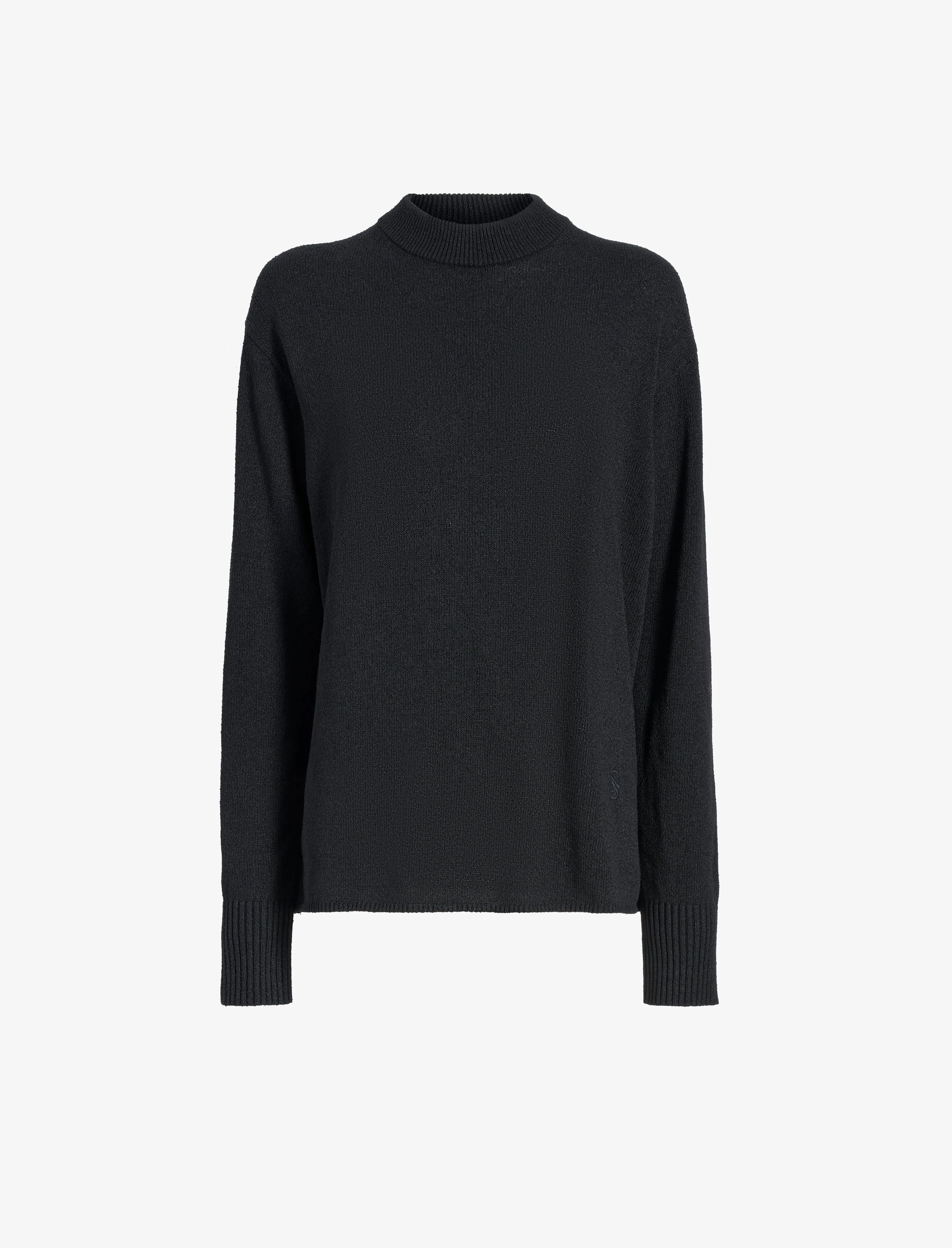 Corri Sweater in Silk Cotton Crepe Knit sold by Proenza Schouler