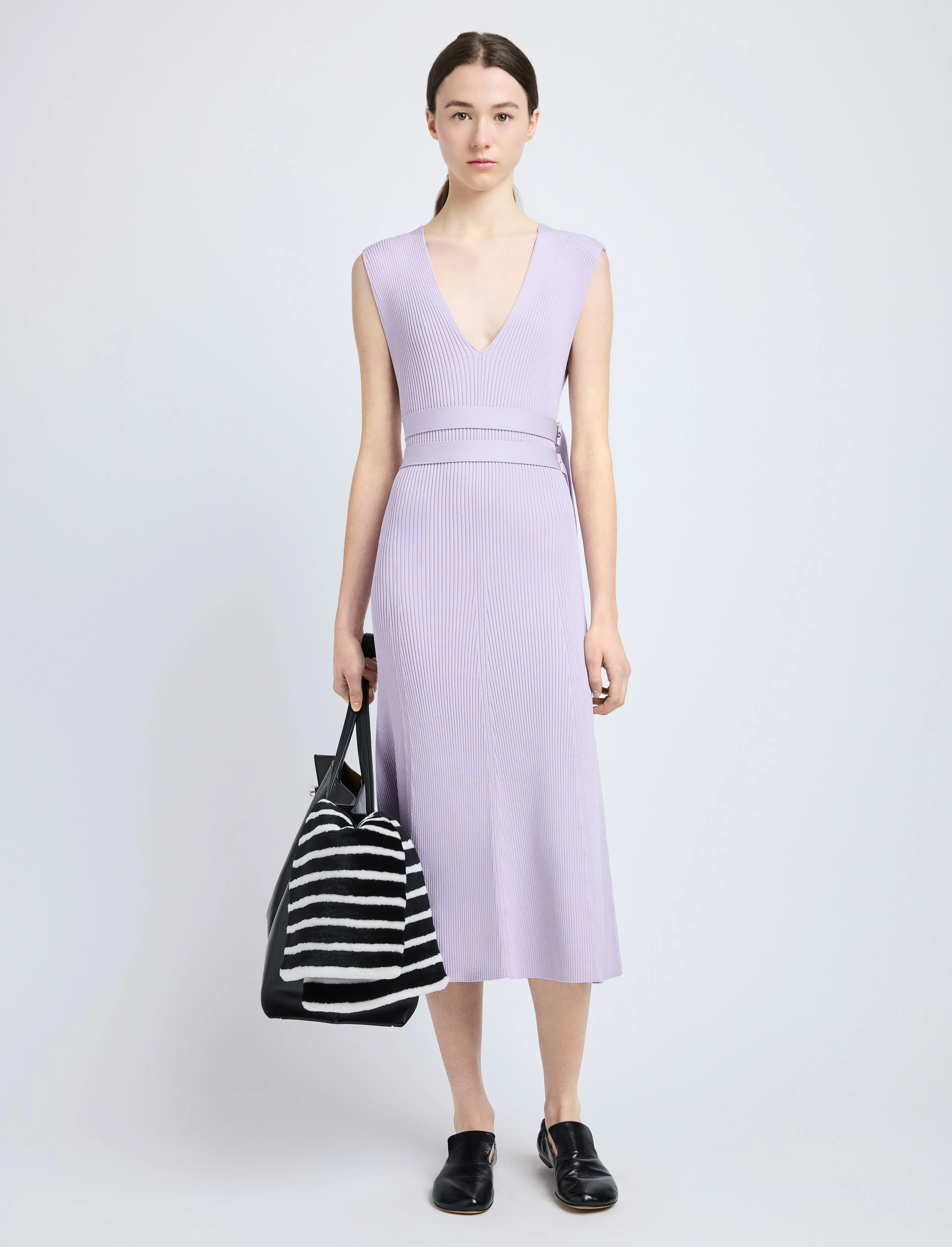 Madeline Dress in Rib Knit sold by Proenza Schouler product image thumbnail 2