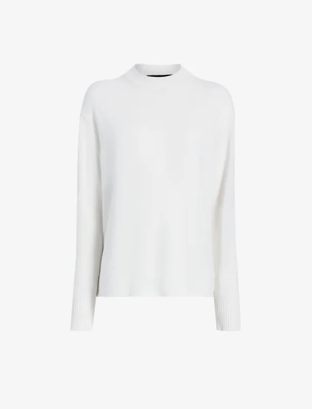 Corri Sweater in Silk Cotton Crepe Knit made by Proenza Schouler