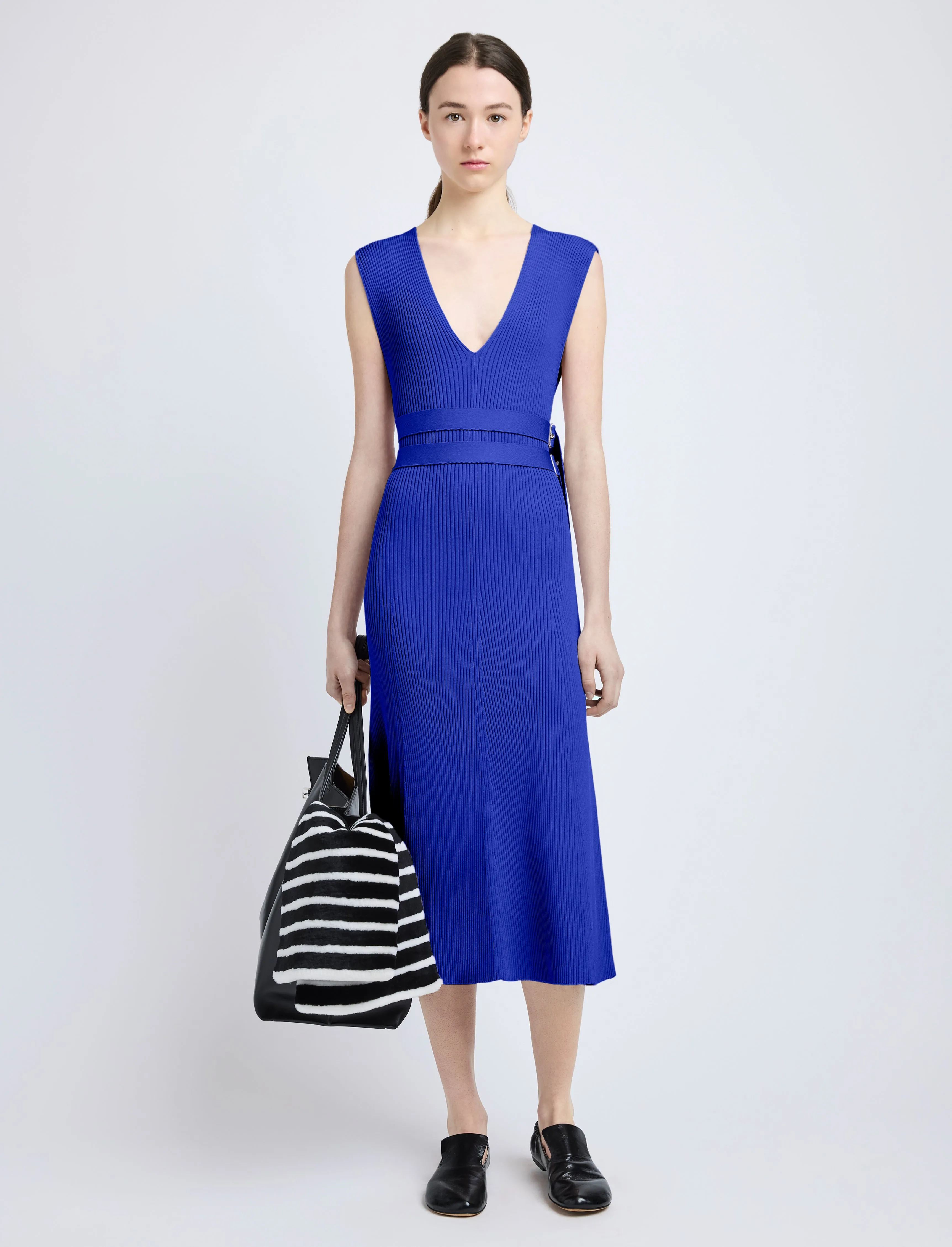 Madeline Dress in Rib Knit sold by Proenza Schouler product image thumbnail 2