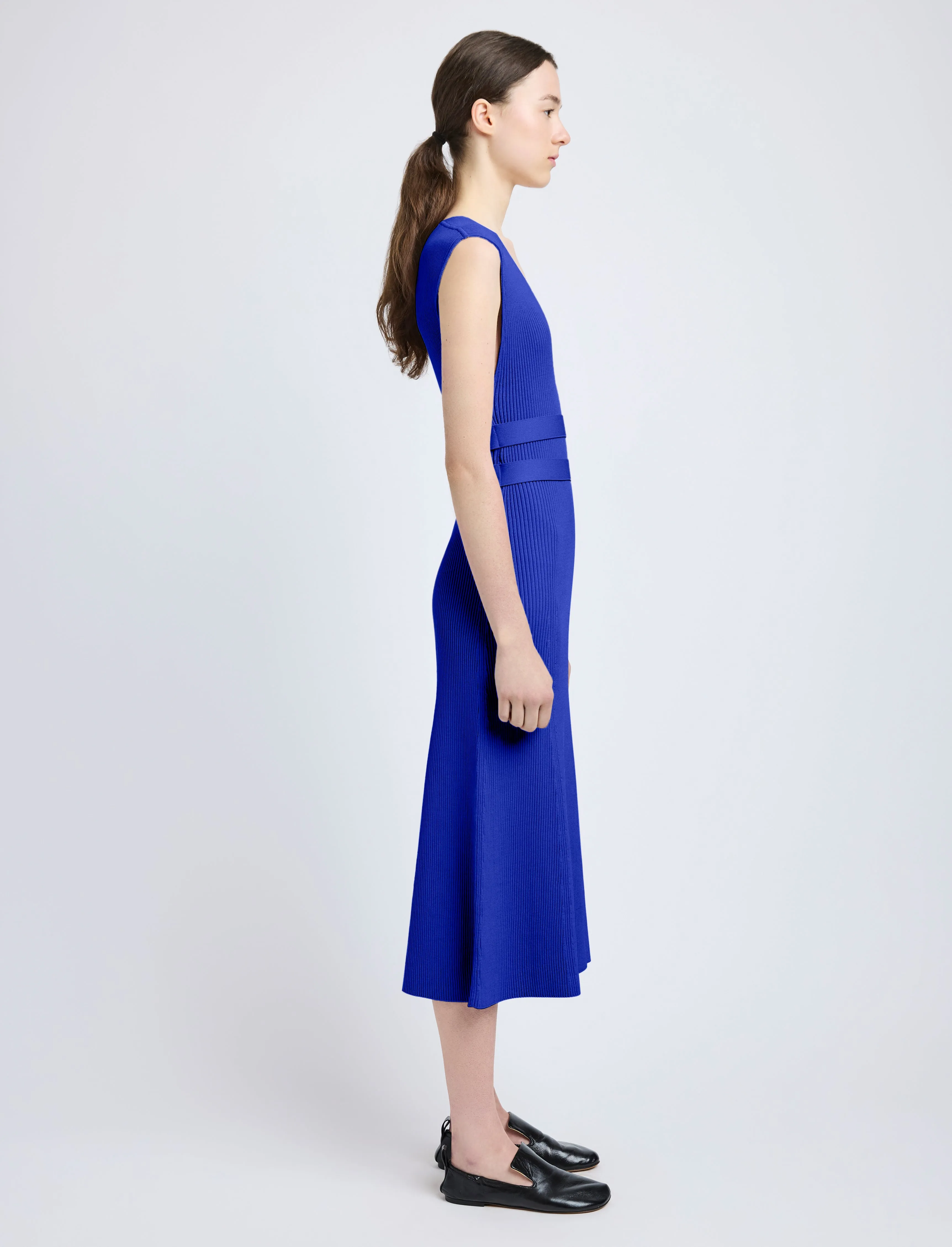 Madeline Dress in Rib Knit sold by Proenza Schouler product image thumbnail 3