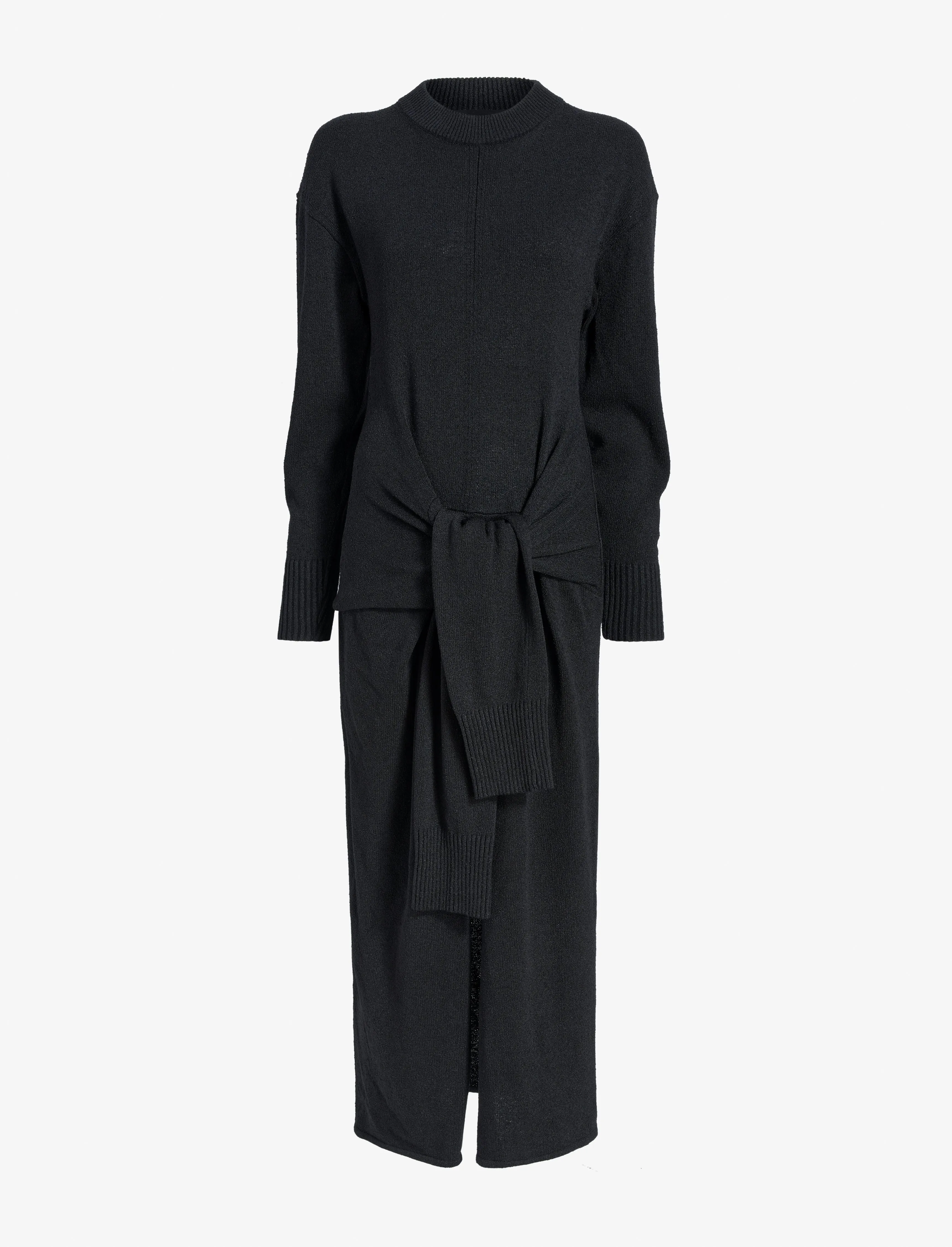 Luca Dress in Silk Cotton Crepe Knit sold by Proenza Schouler