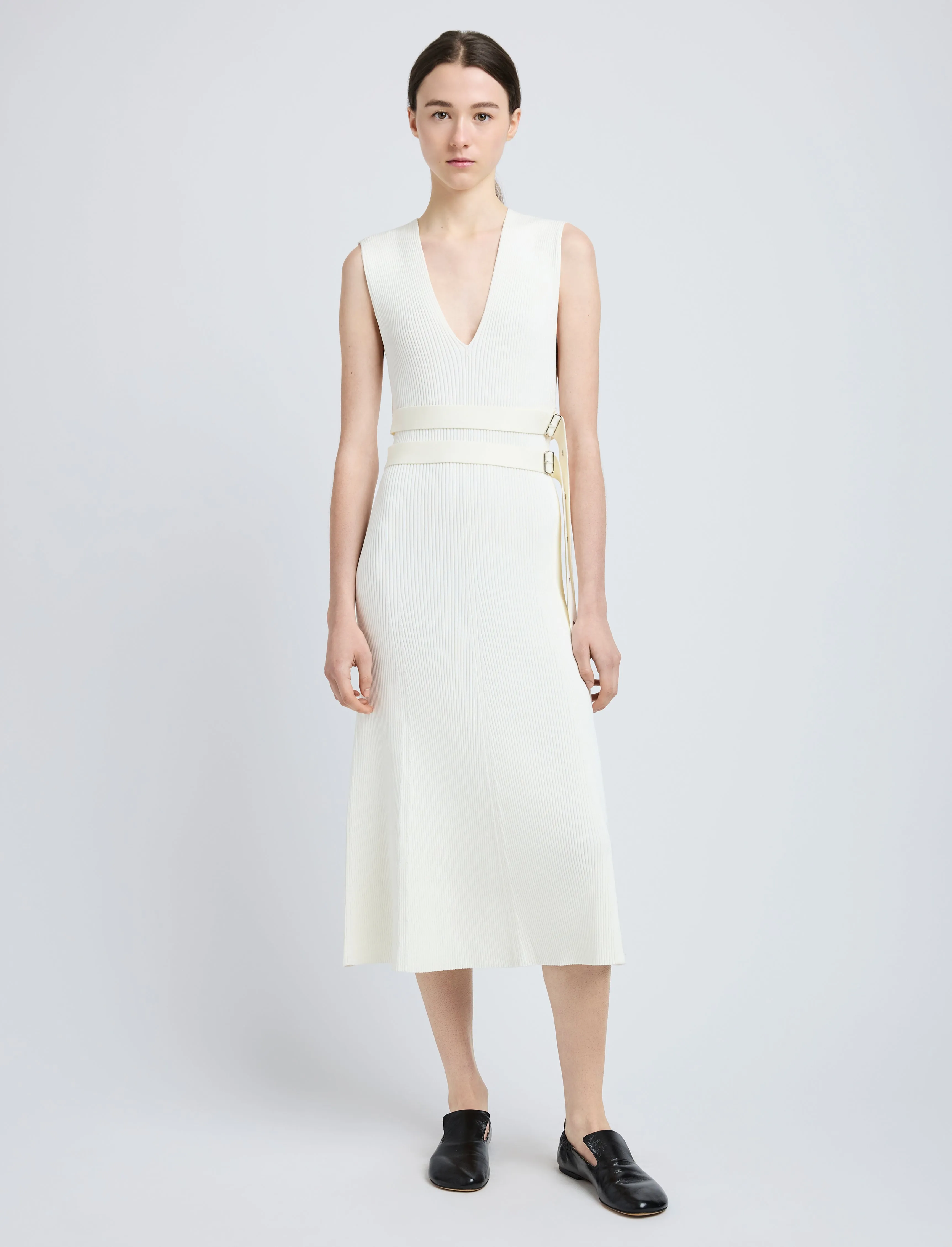Madeline Dress in Rib Knit sold by Proenza Schouler product image thumbnail 2