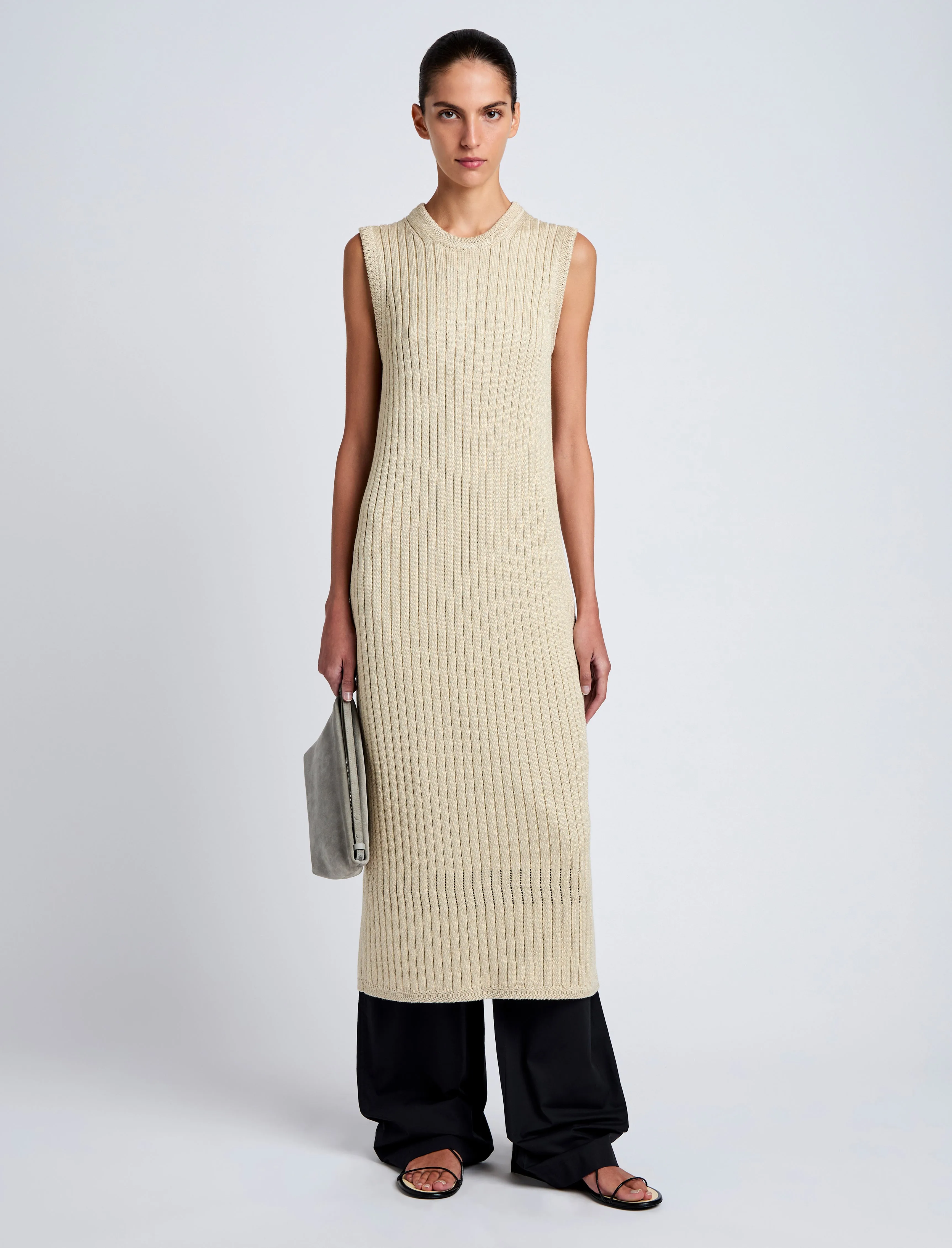 Leighton Knit Dress in Dry Rib sold by Proenza Schouler product image thumbnail 2