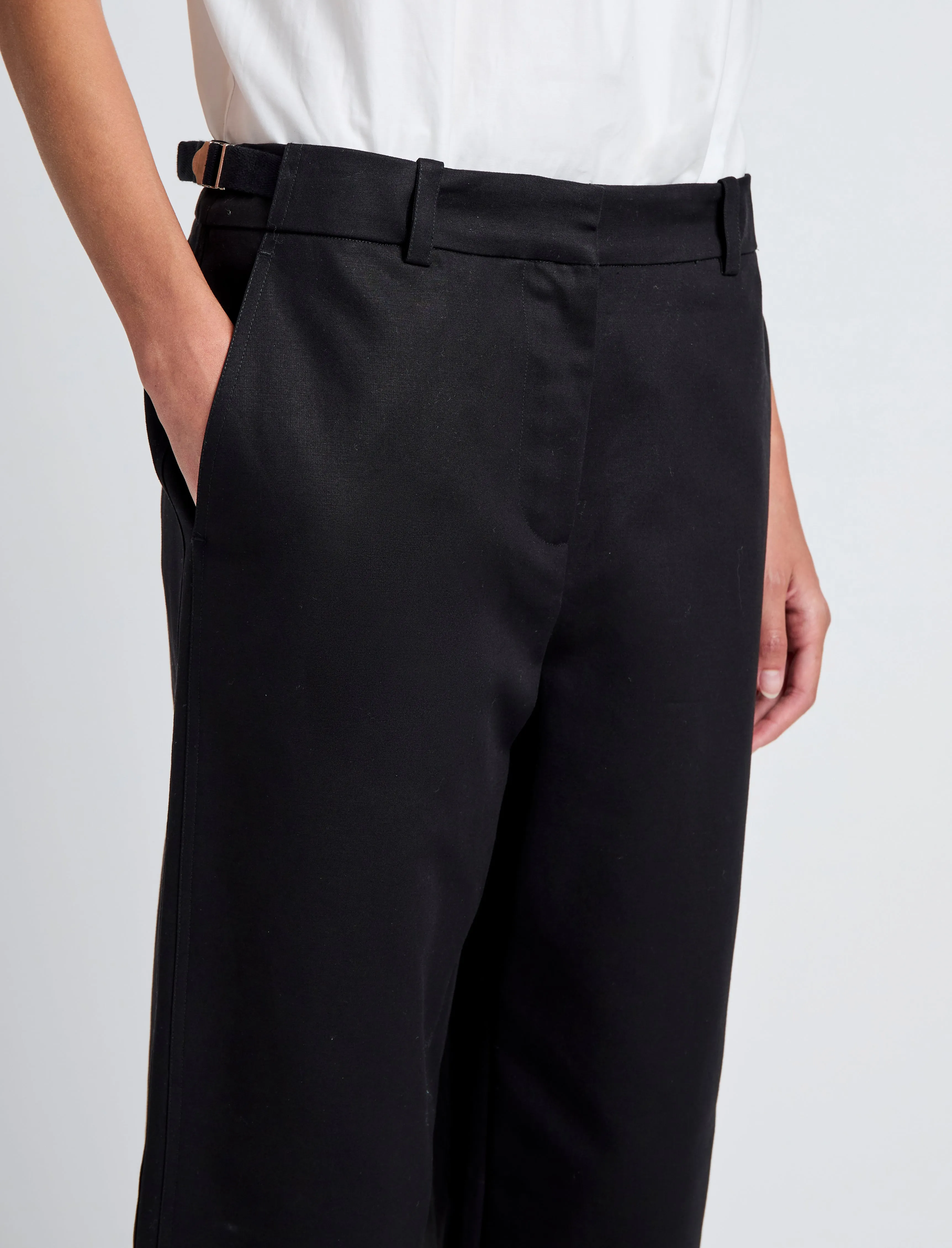 Cali Pant in Stretch Cotton Suiting sold by Proenza Schouler product image thumbnail 5