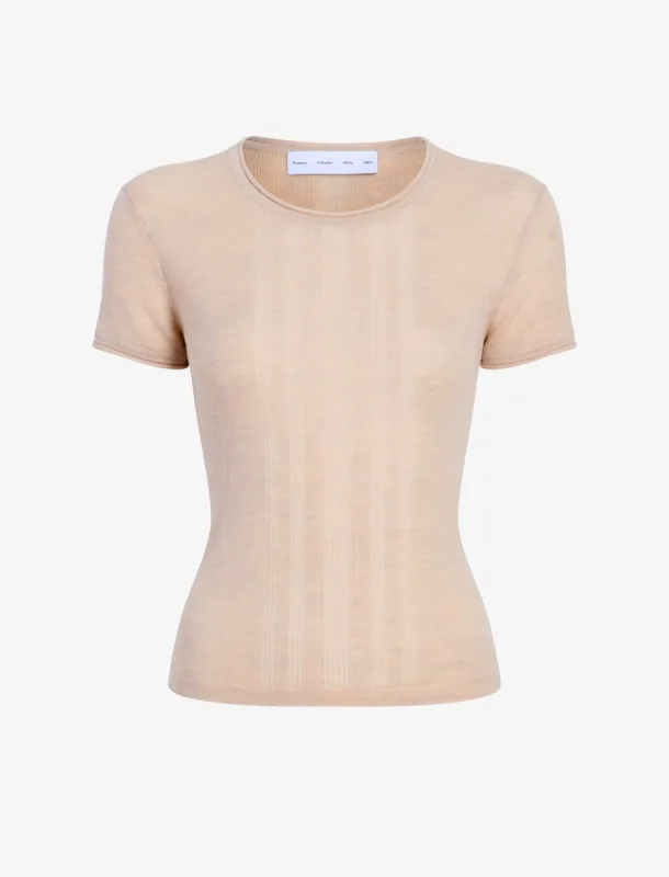 Blaine Knit Shirt in Lightweight Merino made by Proenza Schouler