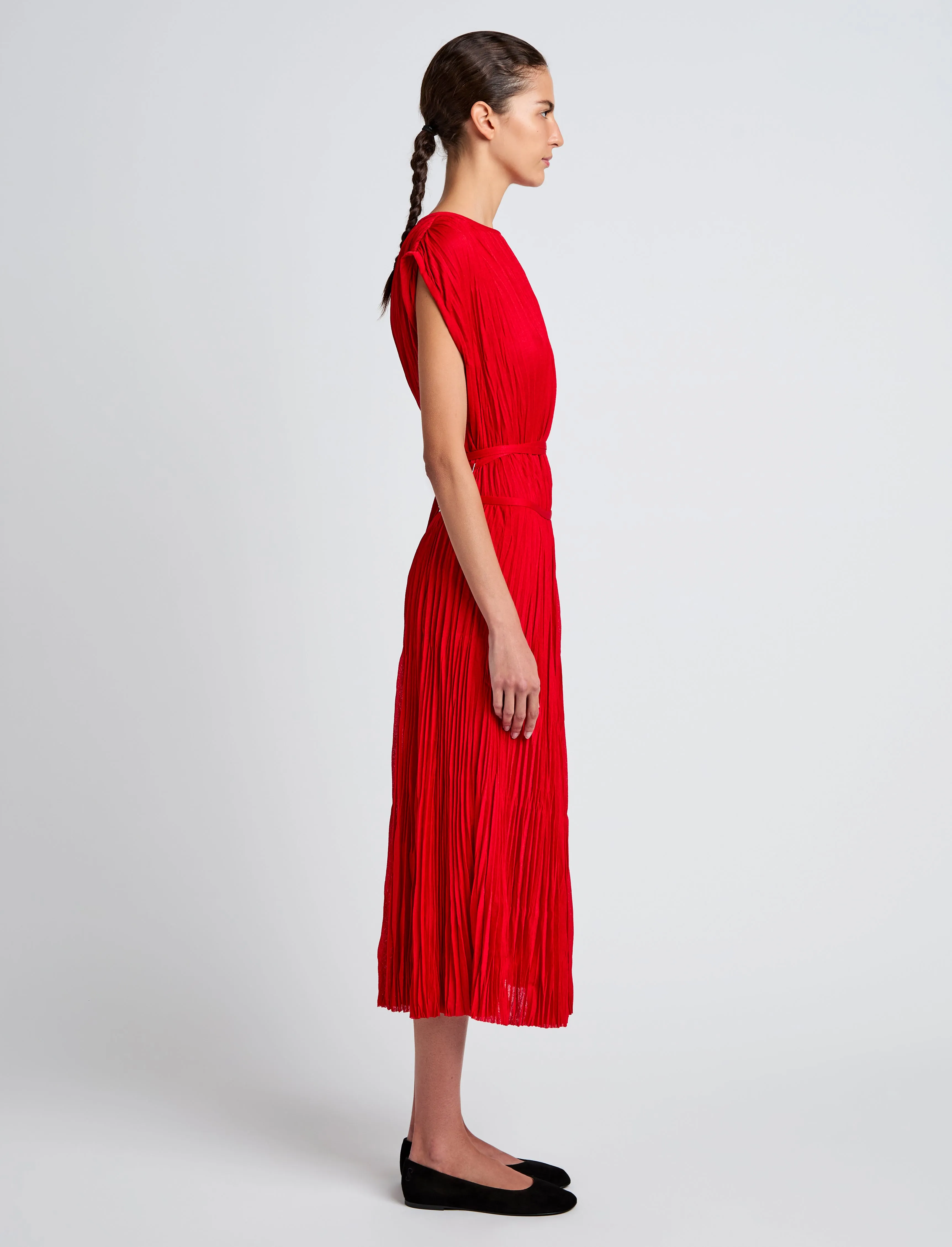 Rosalyn Skirt in Pleated Jersey sold by Proenza Schouler product image thumbnail 3