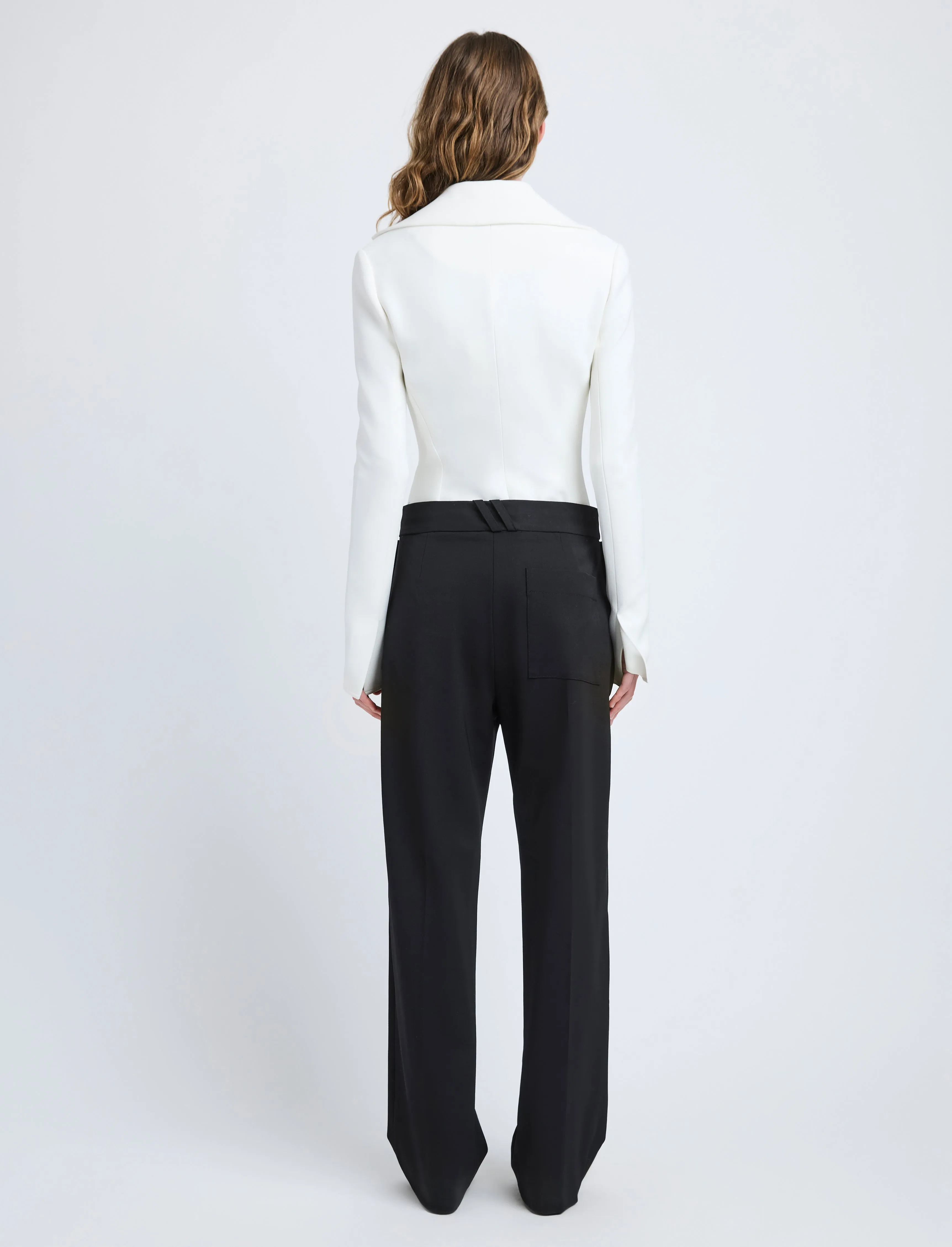 Marine Jacket in Bi-Stretch Suiting sold by Proenza Schouler product image thumbnail 5