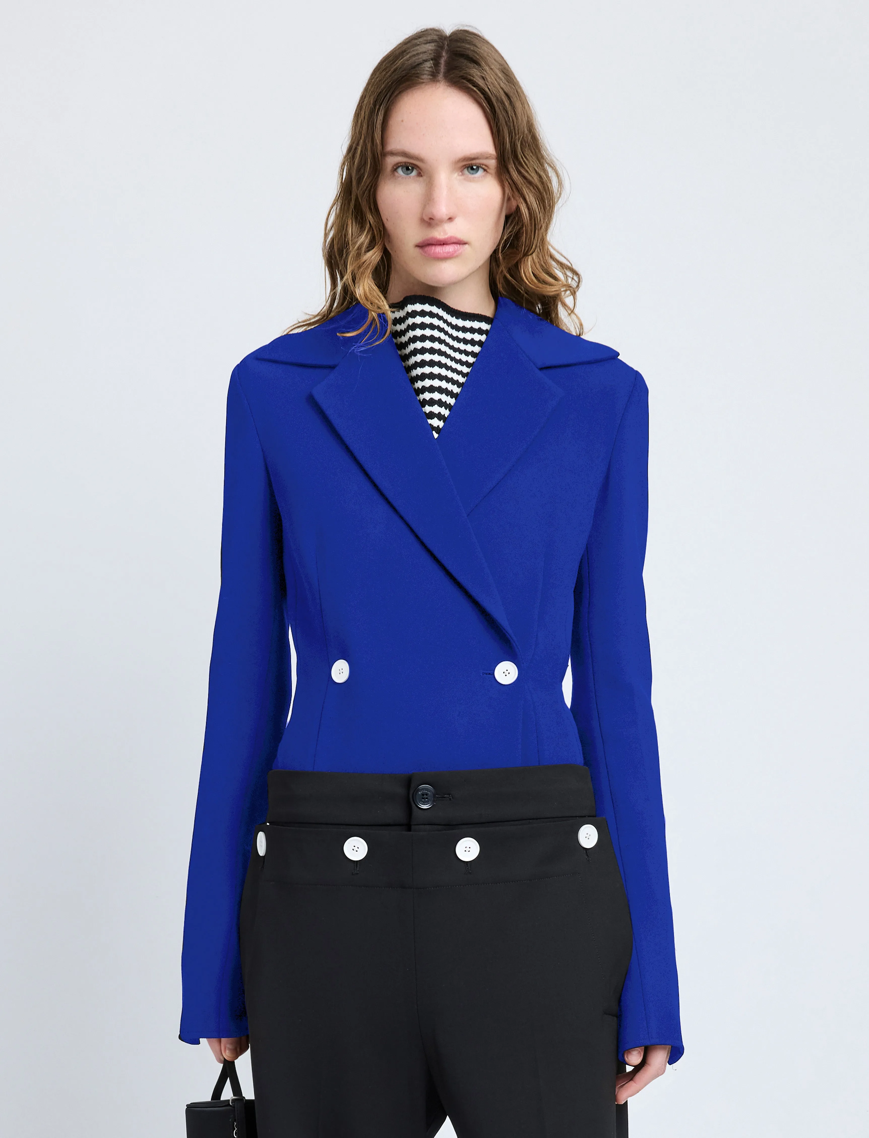 Marine Jacket in Bi-Stretch Suiting sold by Proenza Schouler product image thumbnail 2