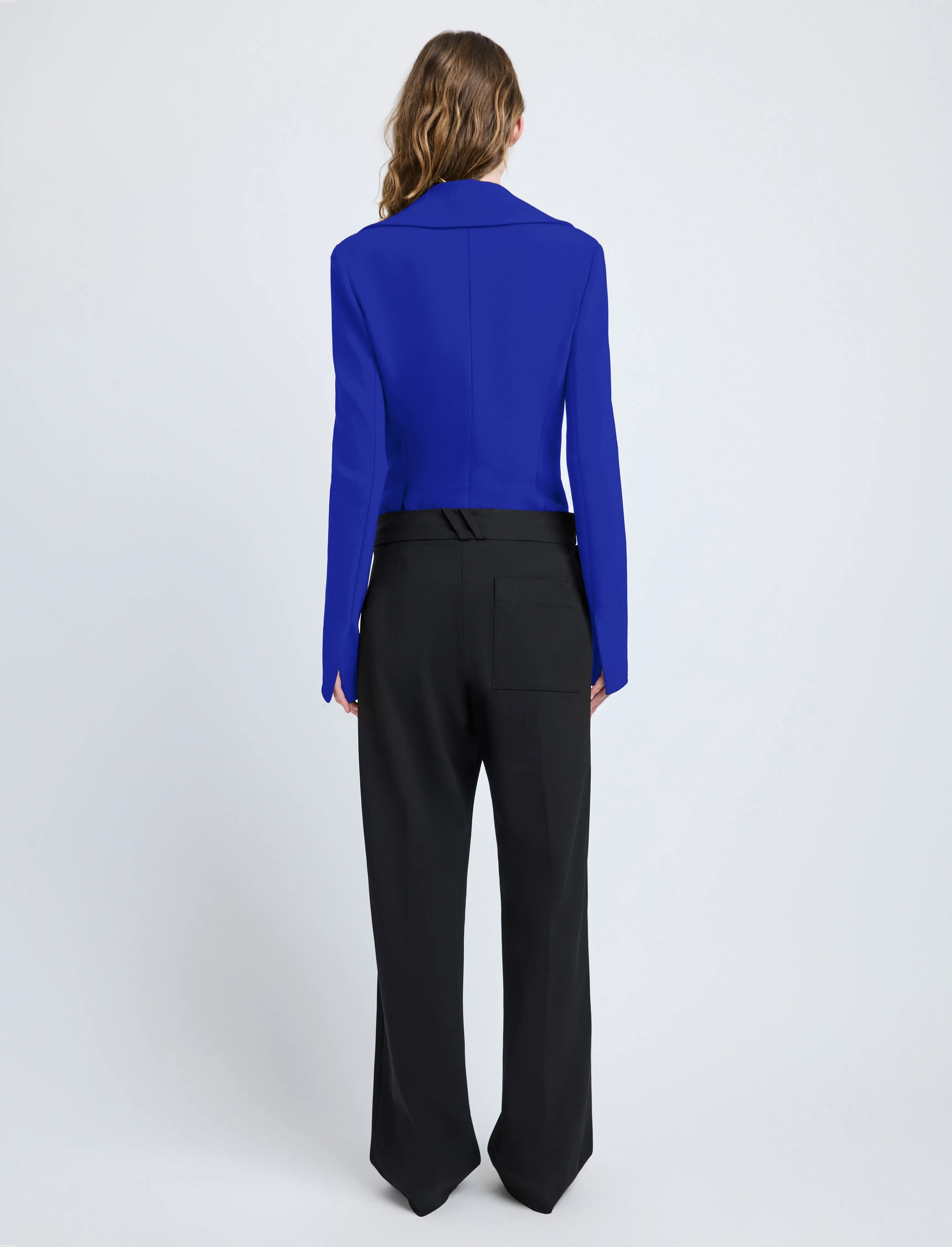Marine Jacket in Bi-Stretch Suiting sold by Proenza Schouler product image thumbnail 5