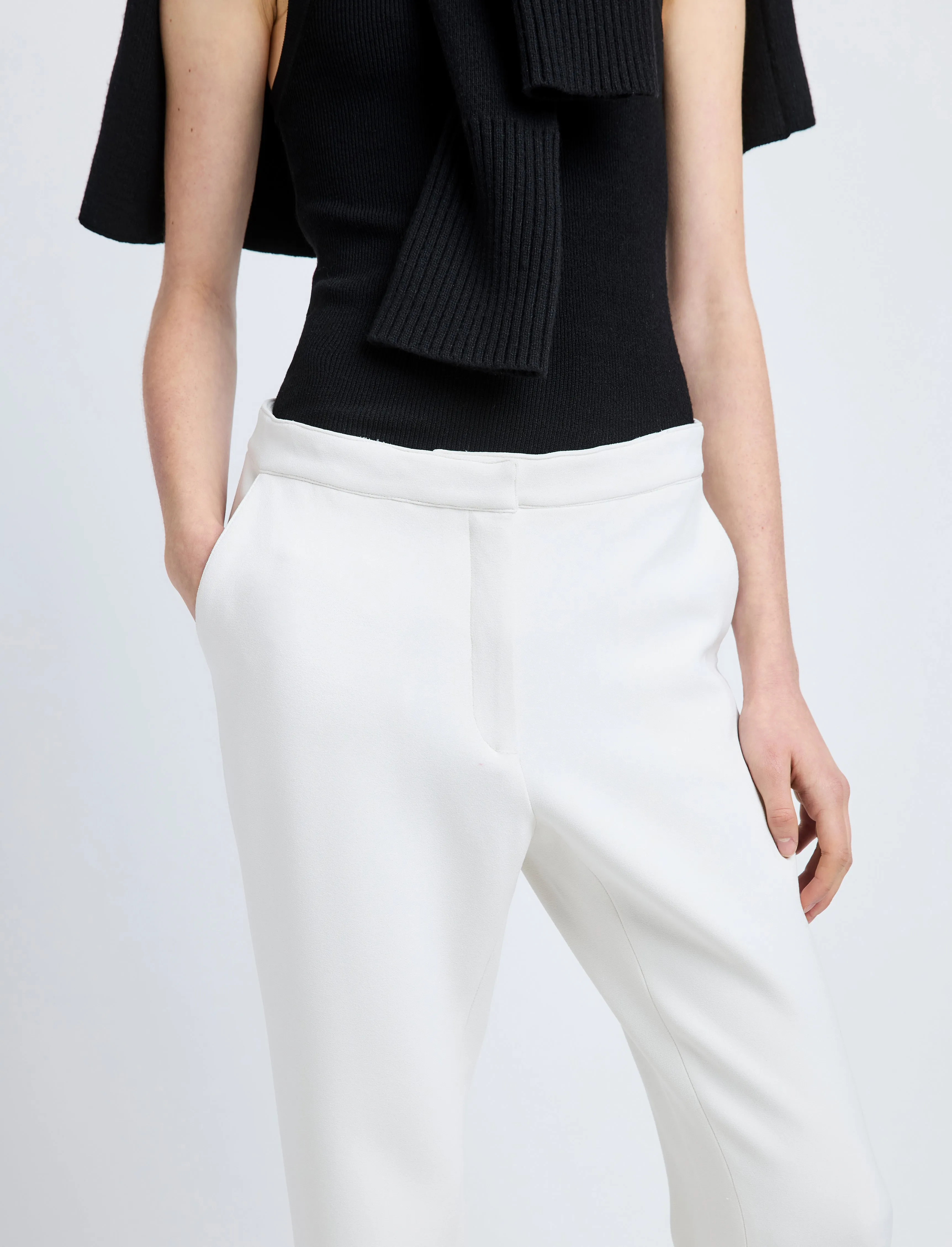 Alexia Pant in Bi-Stretch Suiting sold by Proenza Schouler product image thumbnail 5