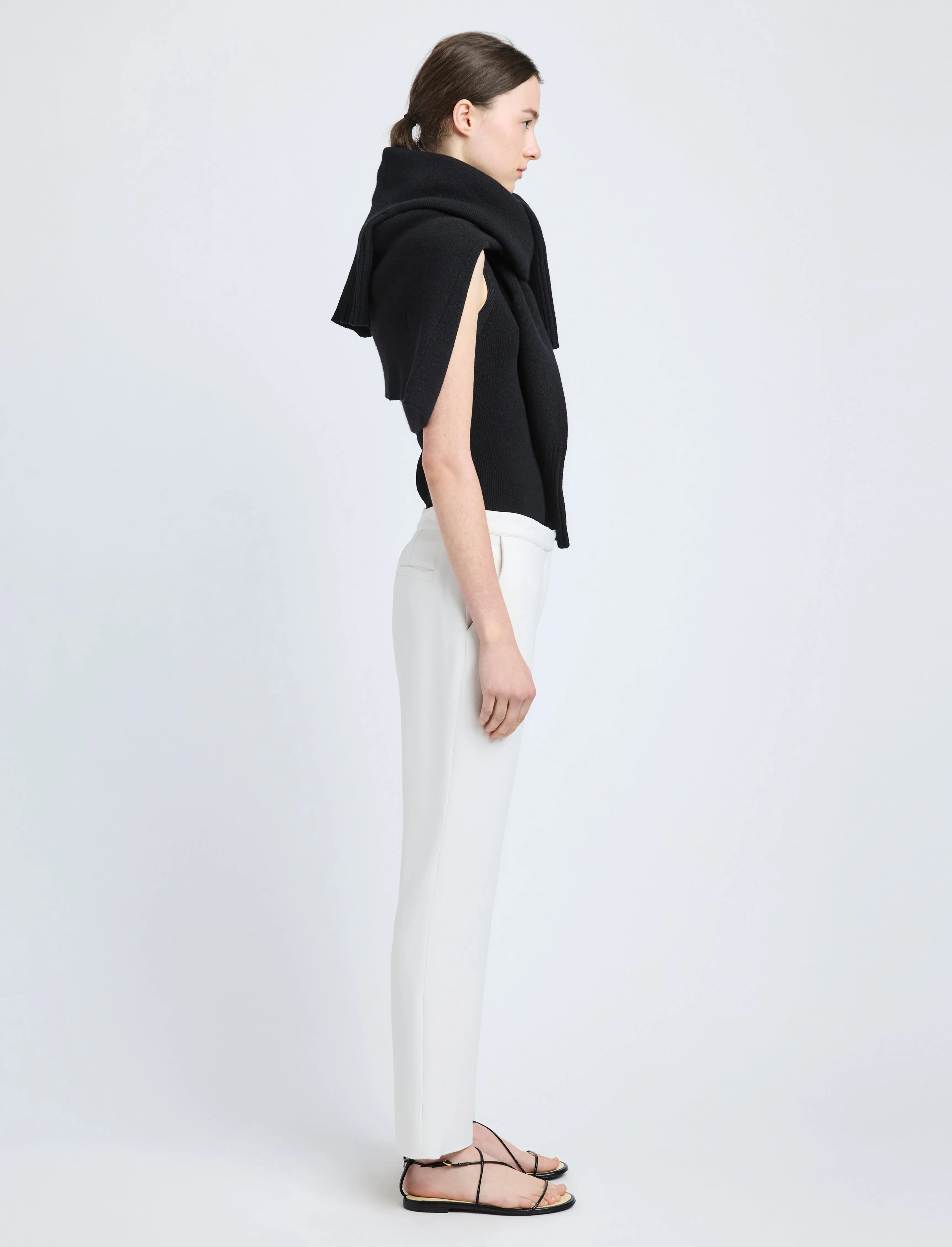 Alexia Pant in Bi-Stretch Suiting sold by Proenza Schouler product image thumbnail 3