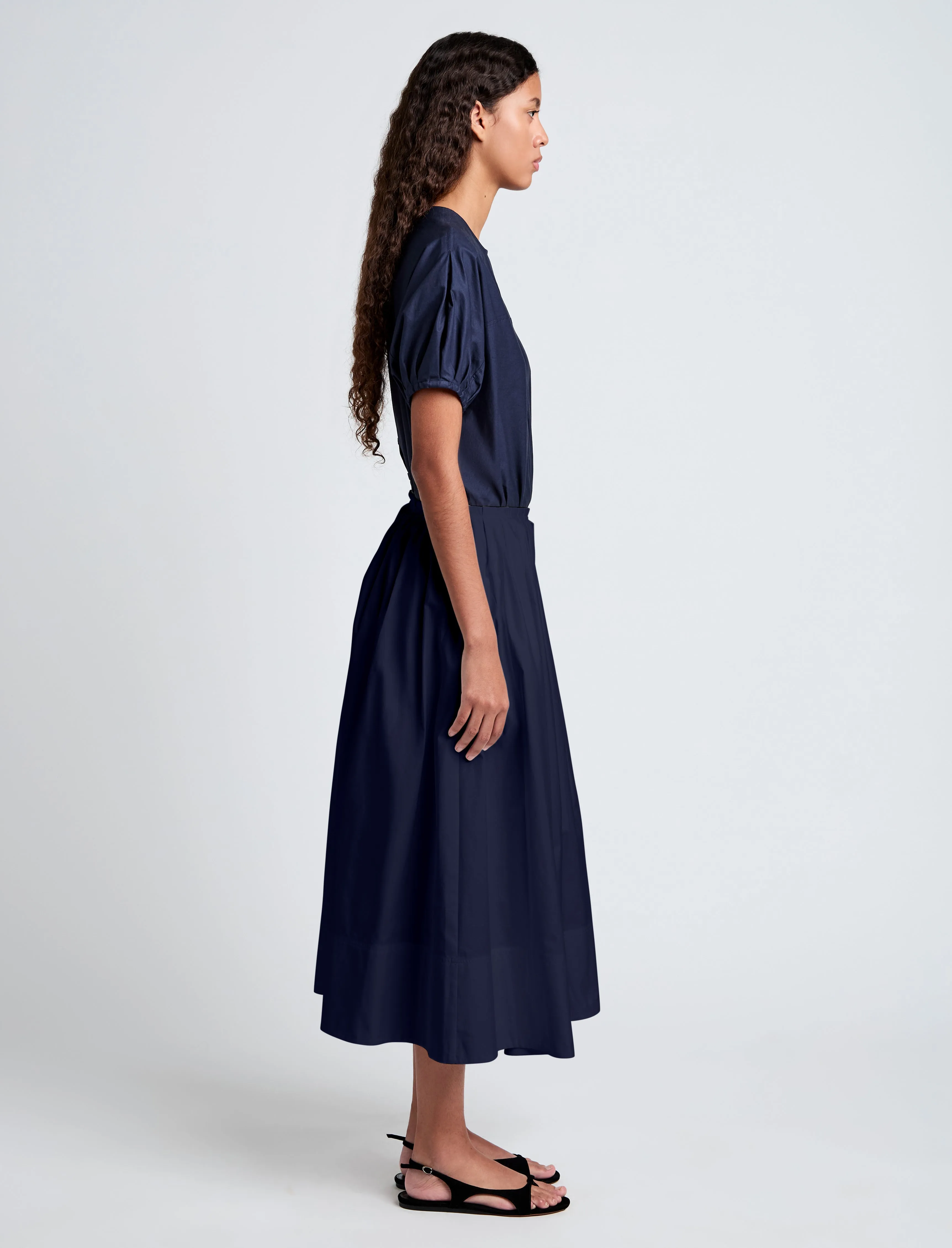 Austin Skirt In Cotton Sateen sold by Proenza Schouler product image thumbnail 3