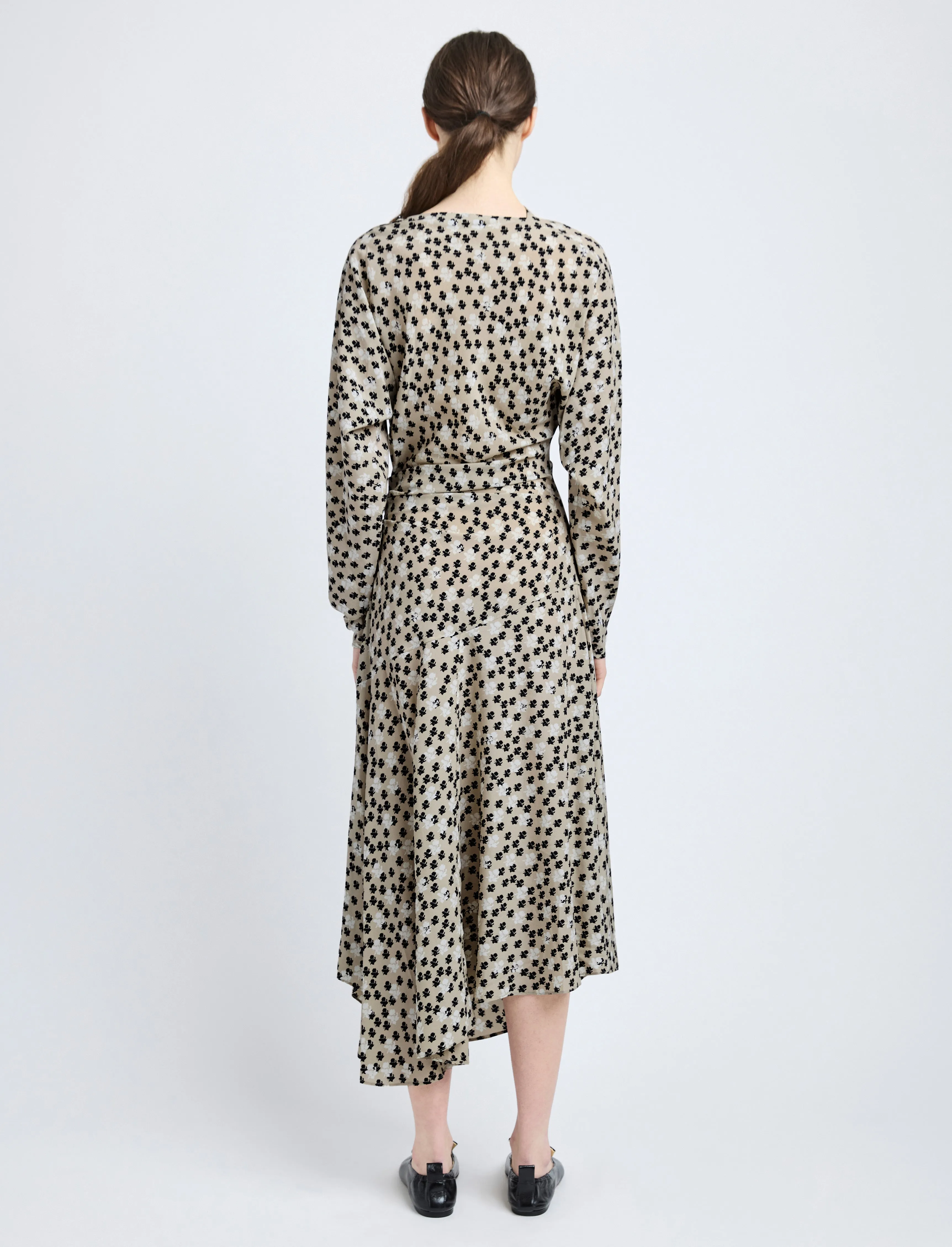 Alina Dress in Printed Silk Viscose sold by Proenza Schouler product image thumbnail 4