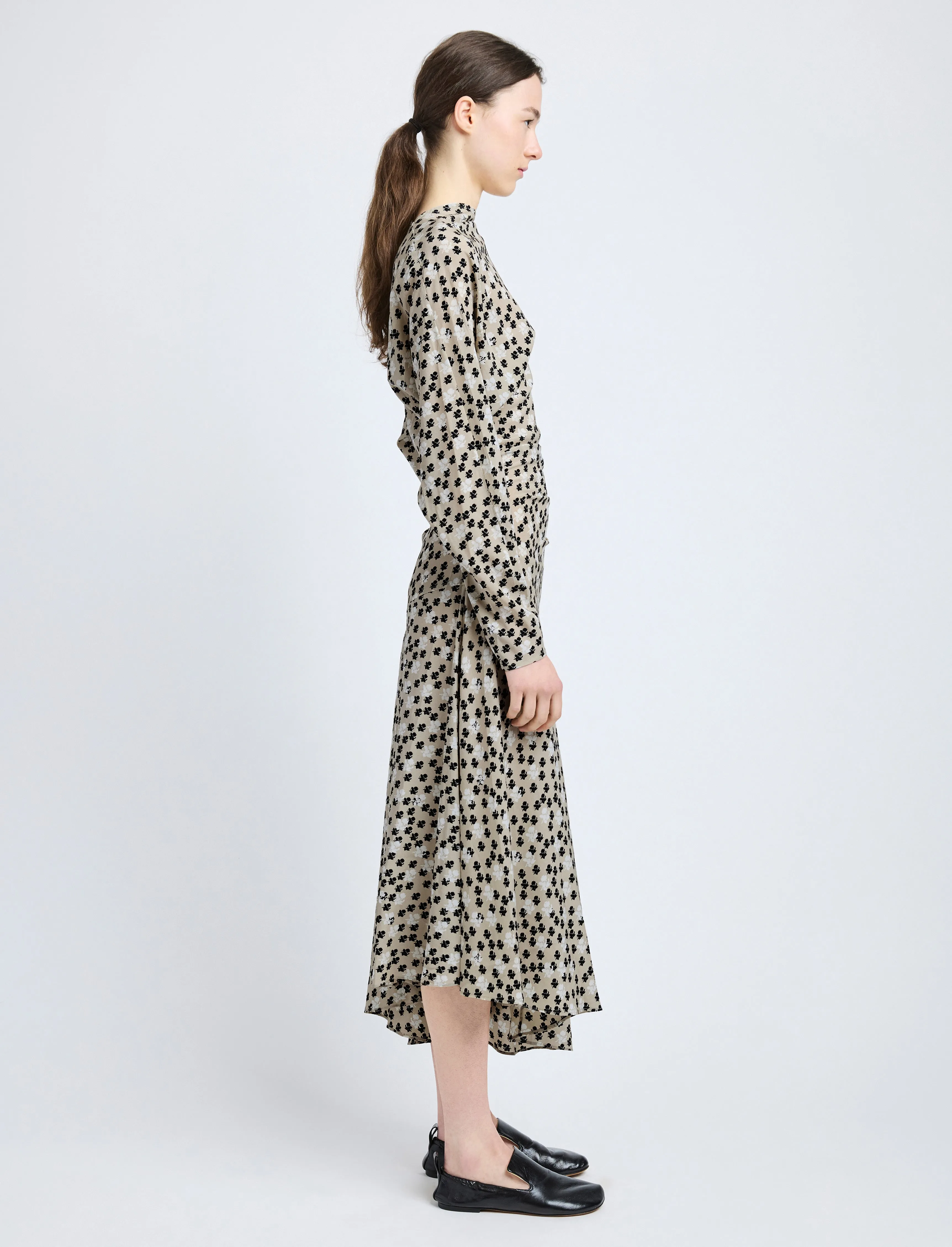 Alina Dress in Printed Silk Viscose sold by Proenza Schouler product image thumbnail 3