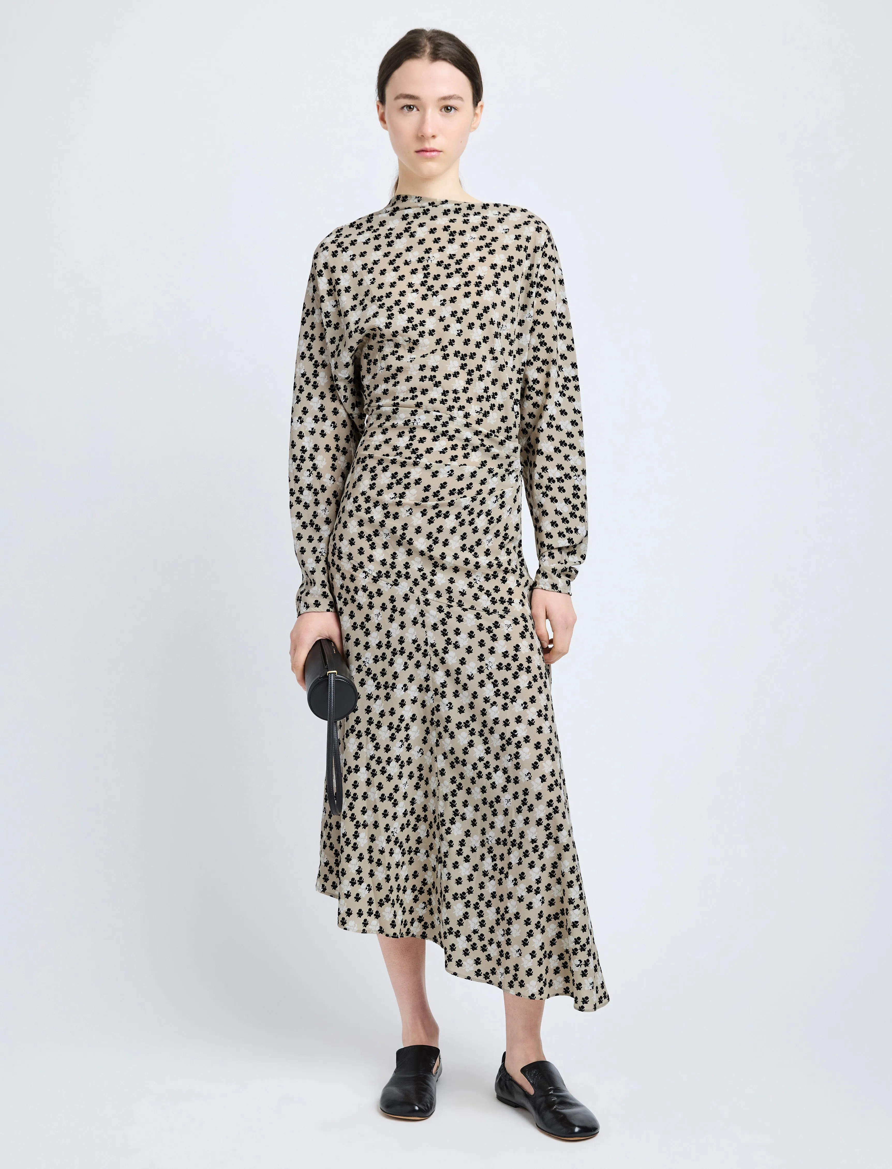 Alina Dress in Printed Silk Viscose sold by Proenza Schouler product image thumbnail 2