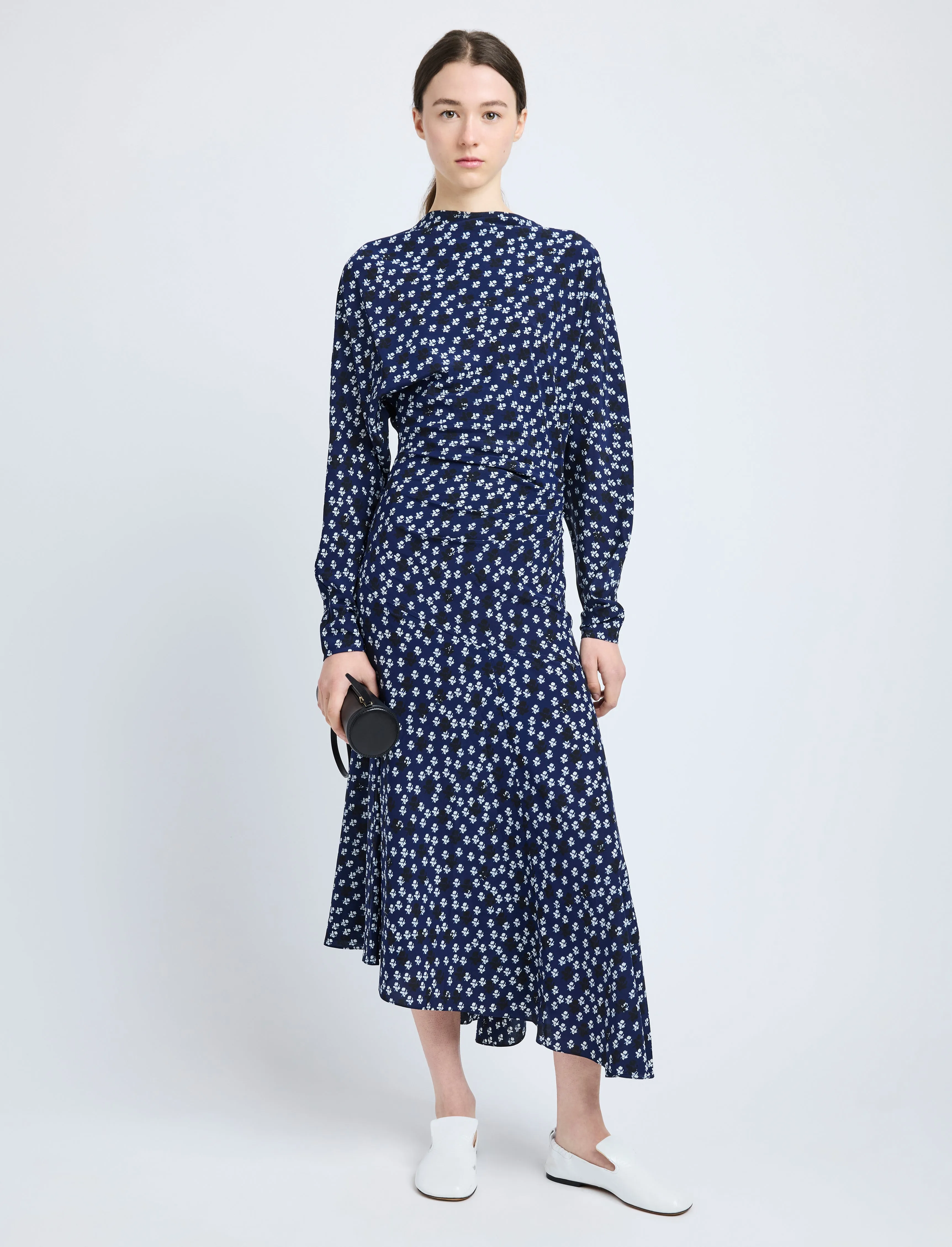 Alina Dress in Printed Silk Viscose sold by Proenza Schouler product image thumbnail 2